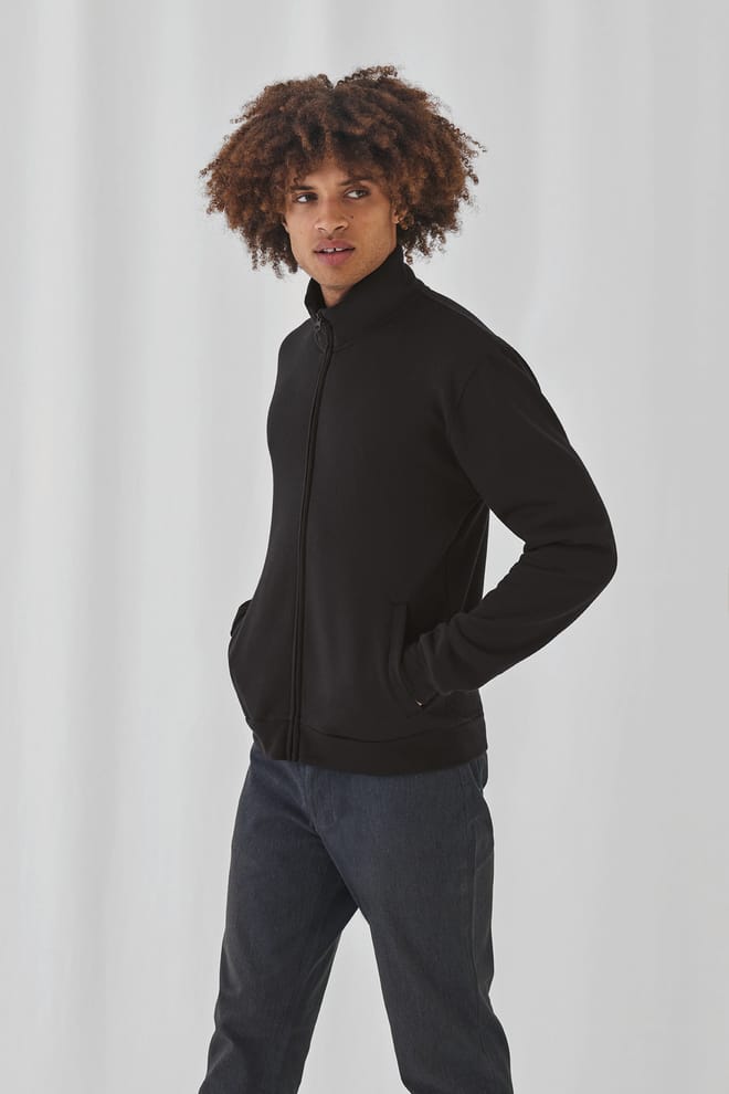 ID.206 Chaqueta de felpa con cremallera 