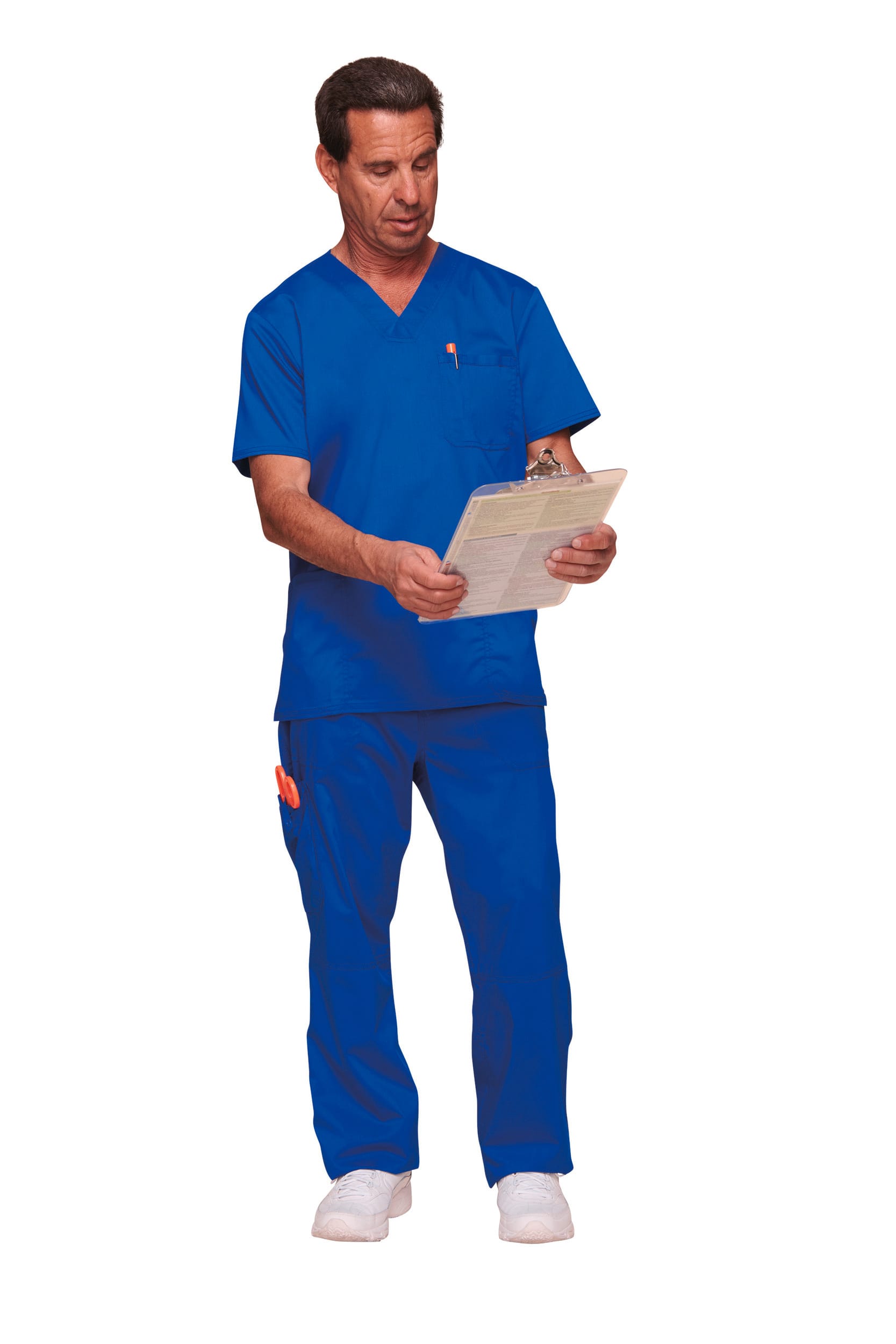 Túnica decote V de homem