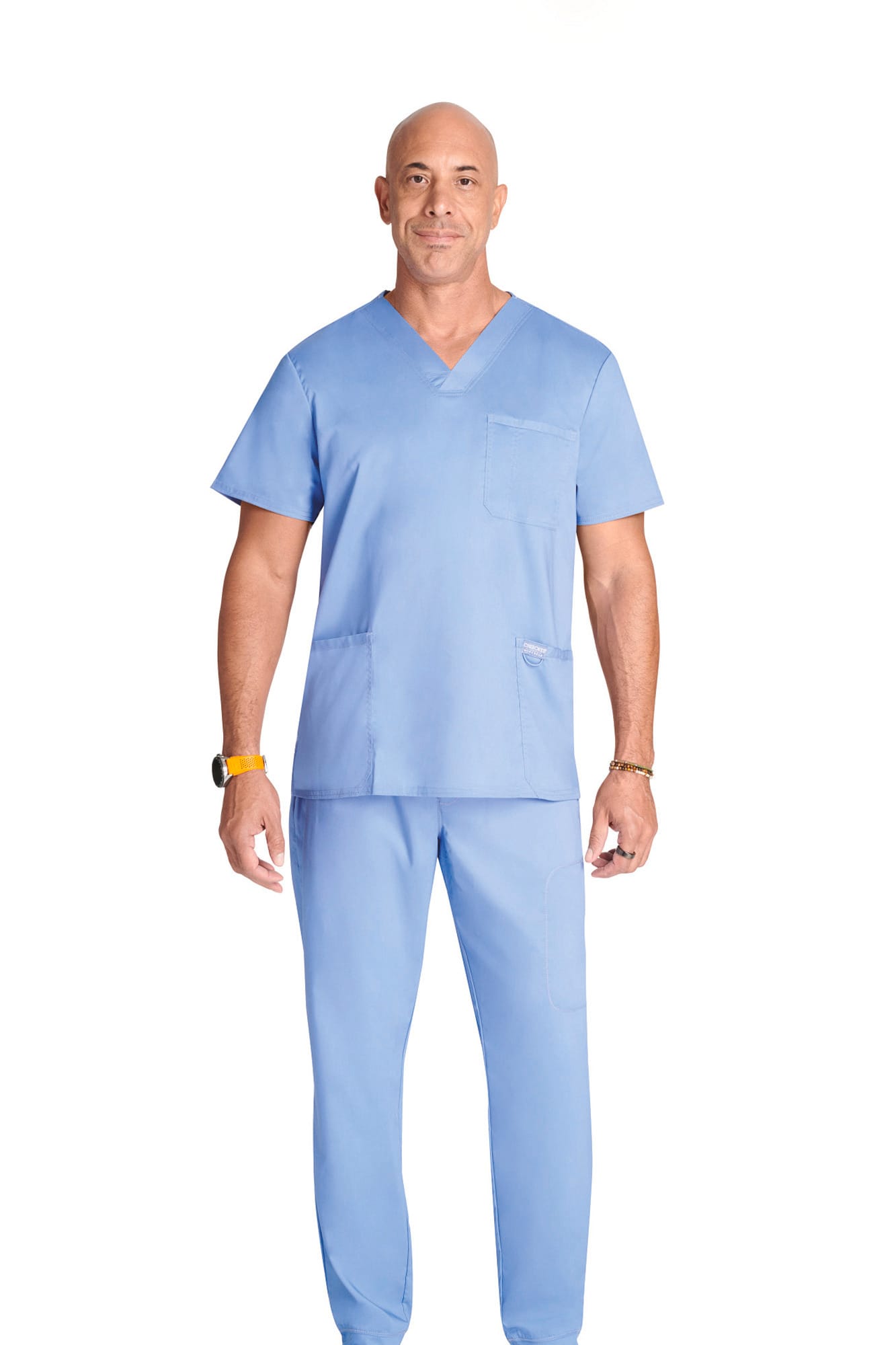 Túnica decote V de homem