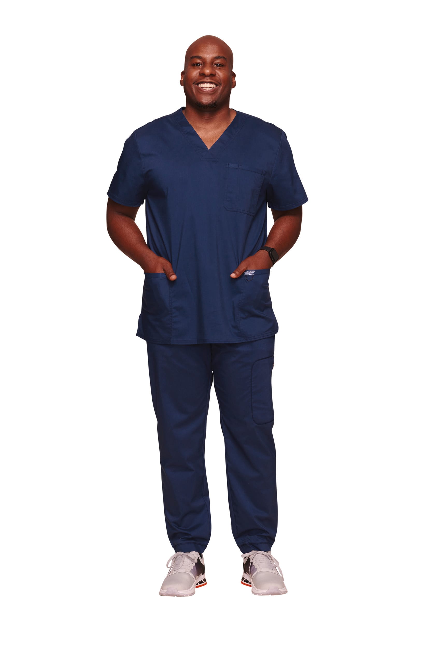 Túnica decote V de homem