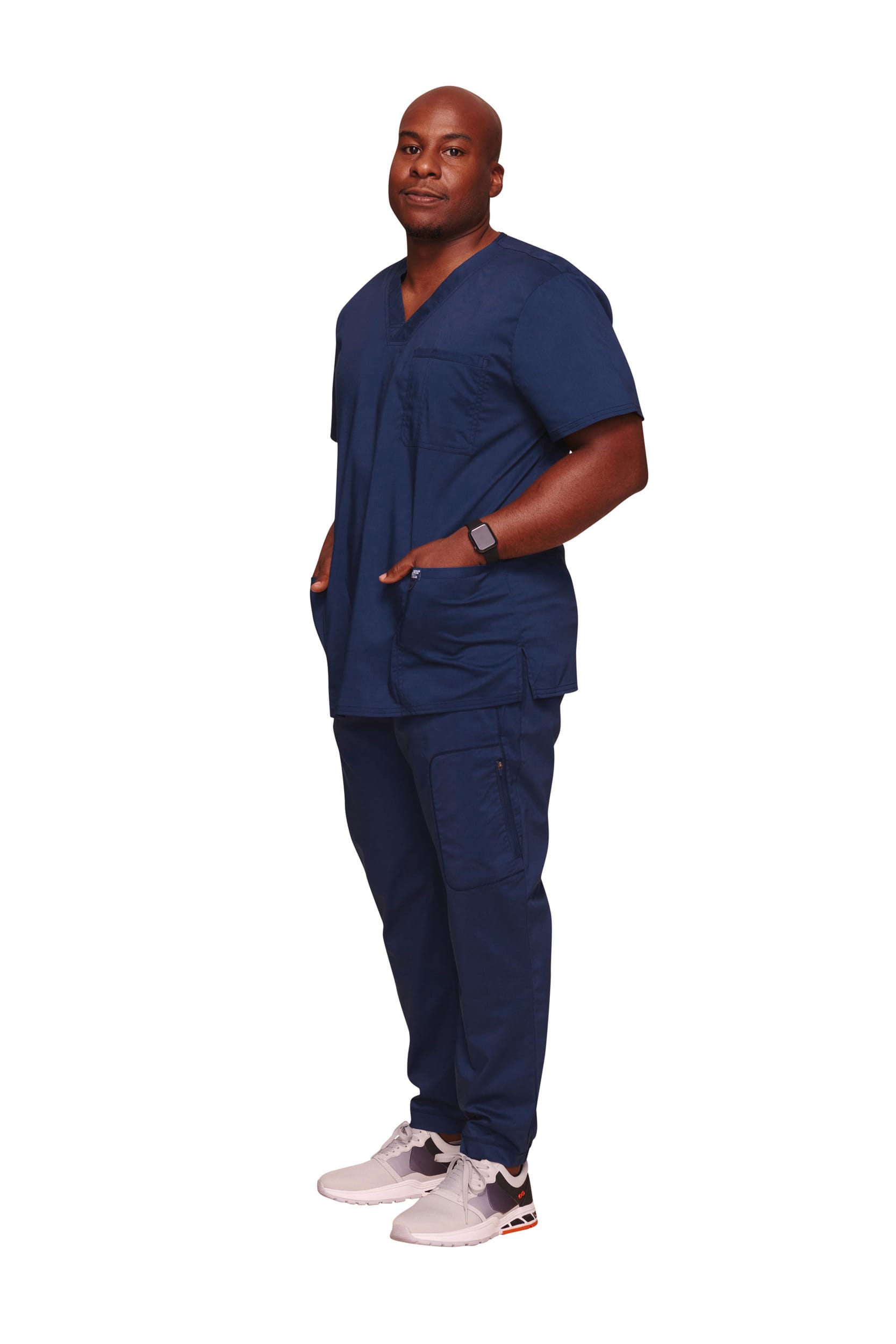 Túnica decote V de homem