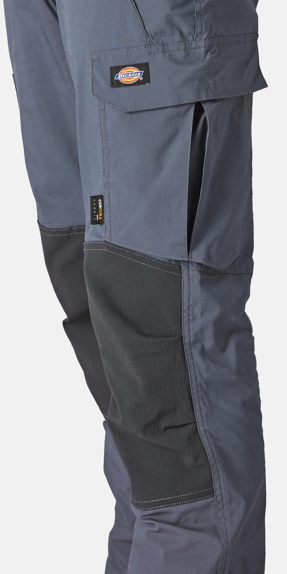 poches latérales d'un pantalon de chantier Dickies