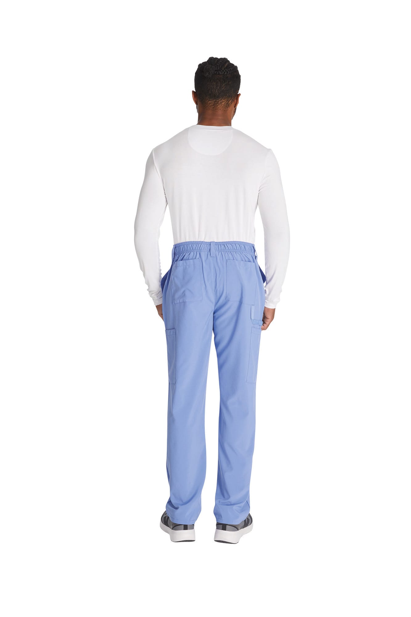 PANTALÓN CON CORDÓN DE AJUSTE Y TIRO ESTÁNDAR HOMBRE<BR/>