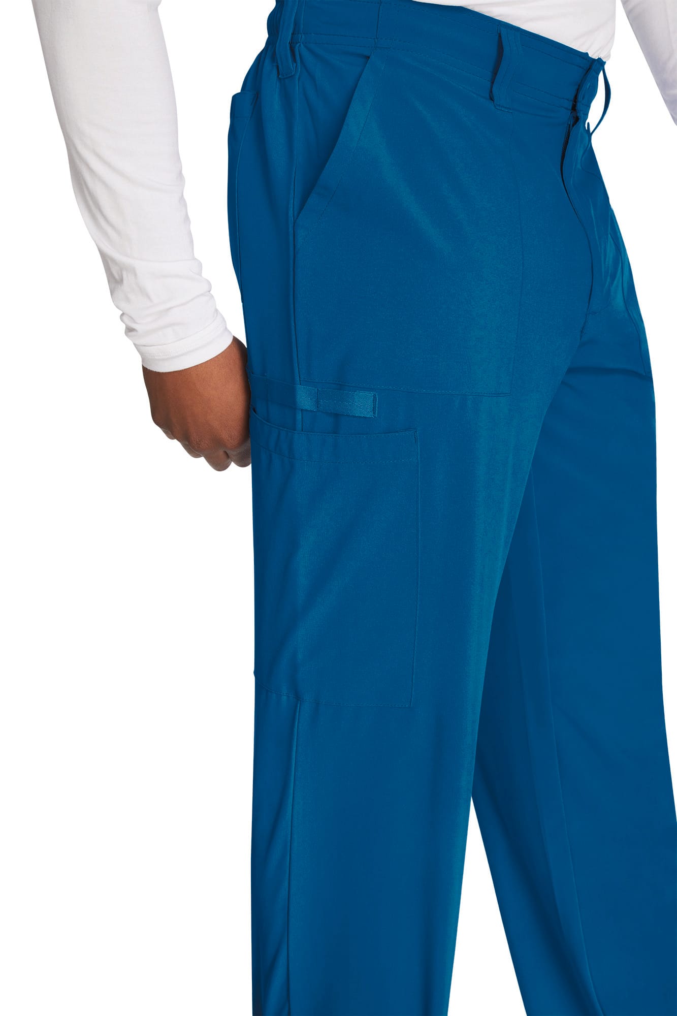 Calças com cintura ajustável com cordão de homem