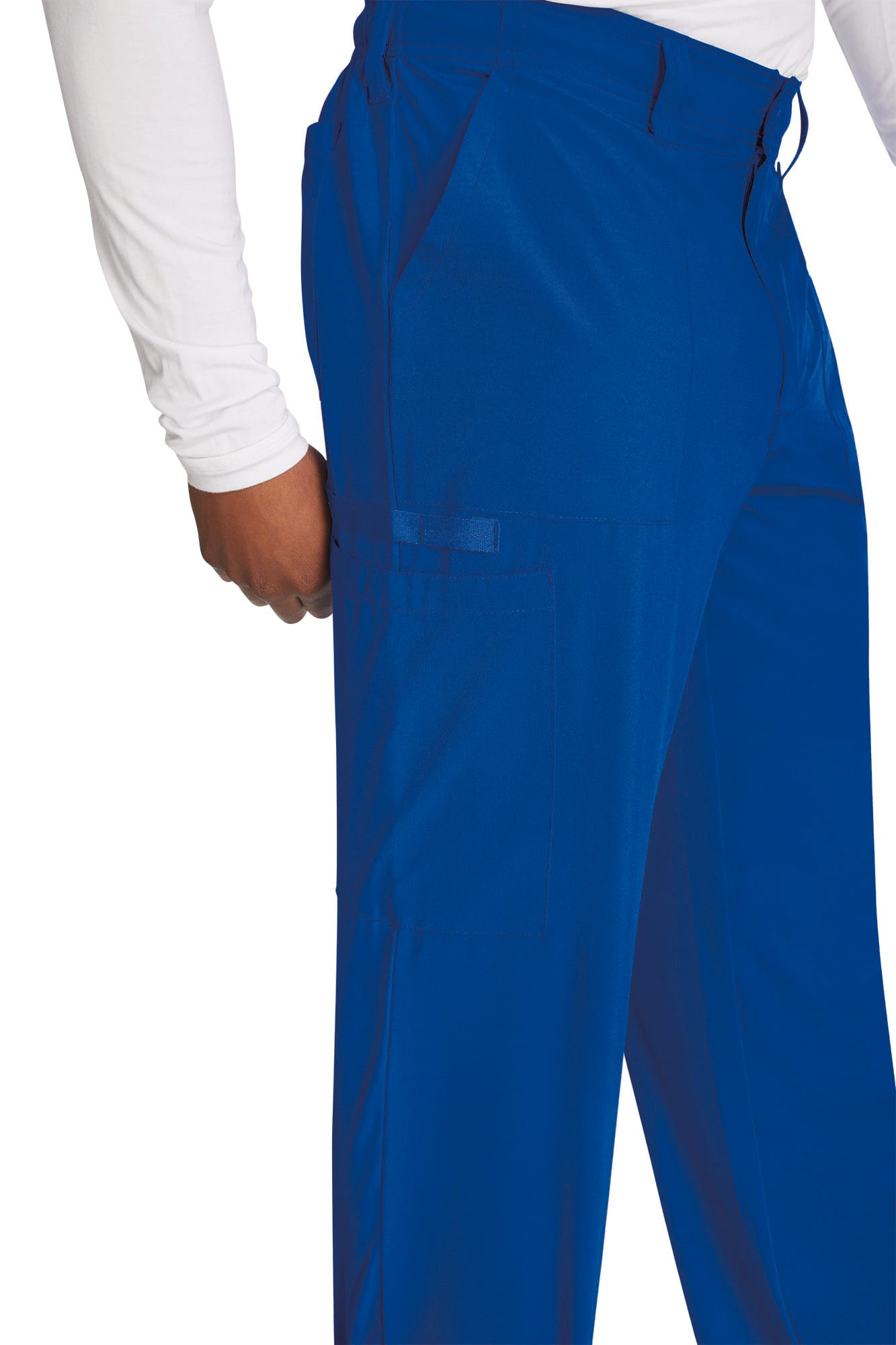 Calças com cintura ajustável com cordão de homem