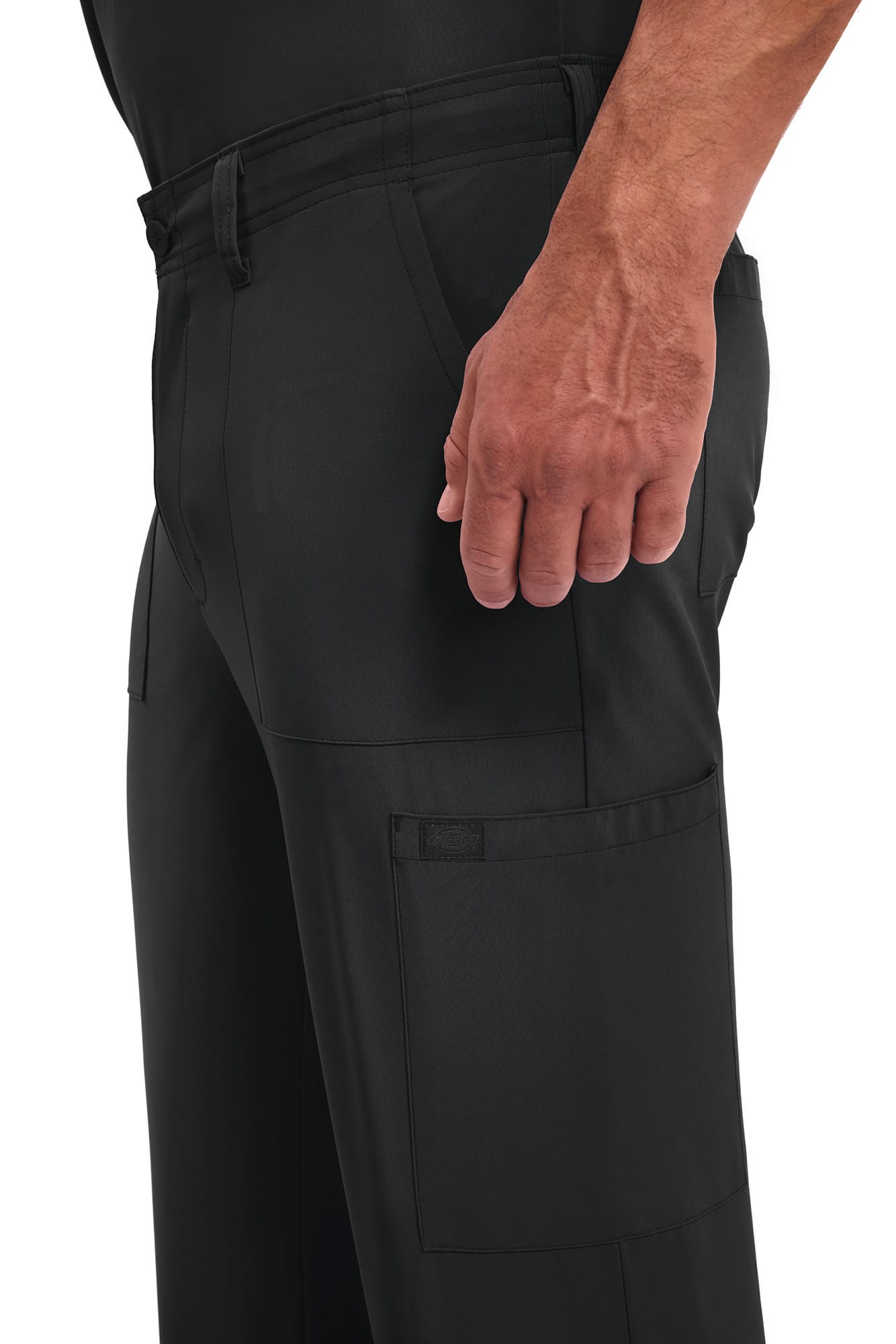Pantalón con cordón de ajuste y tiro estándar hombre<br/>