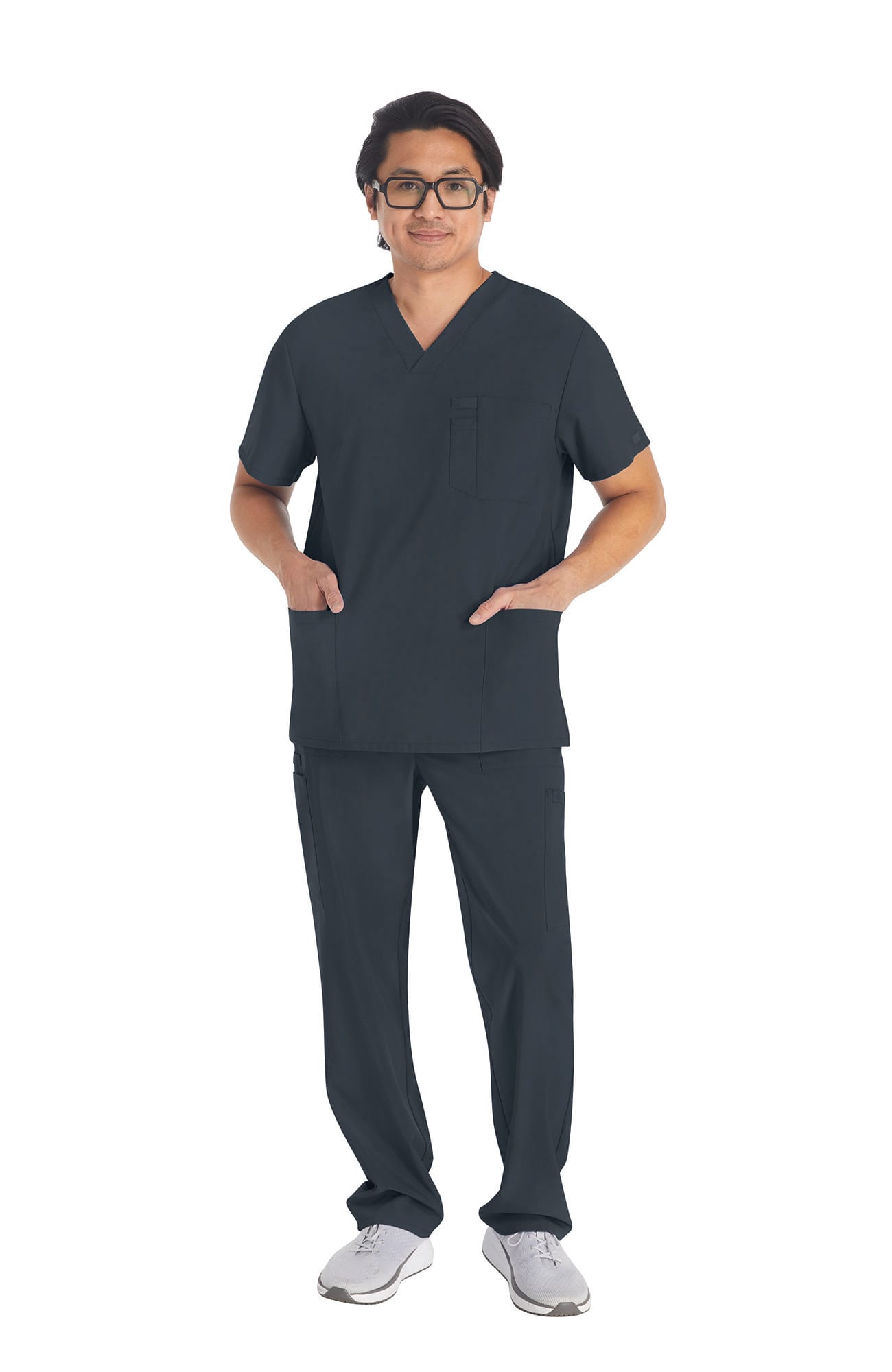 CAMISETA CUELLO PICO HOMBRE