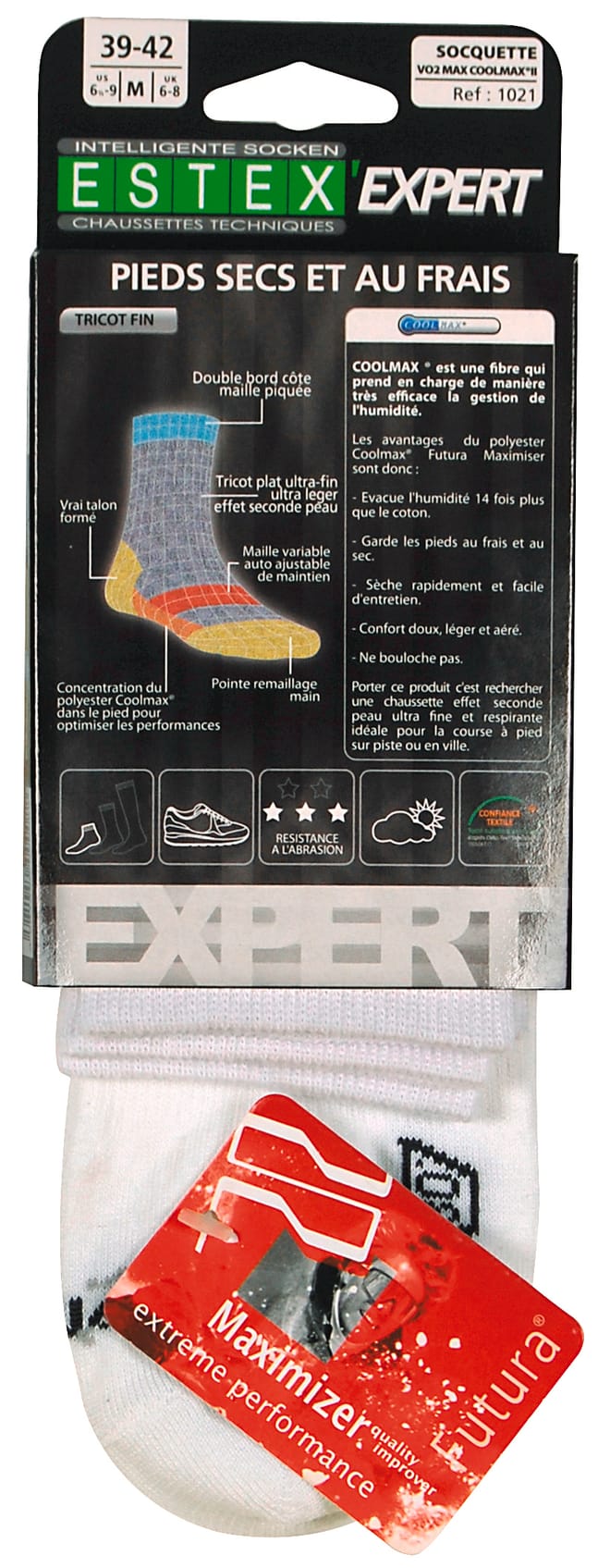 Confezione da 2 paia di calzini VO2 COOLMAX