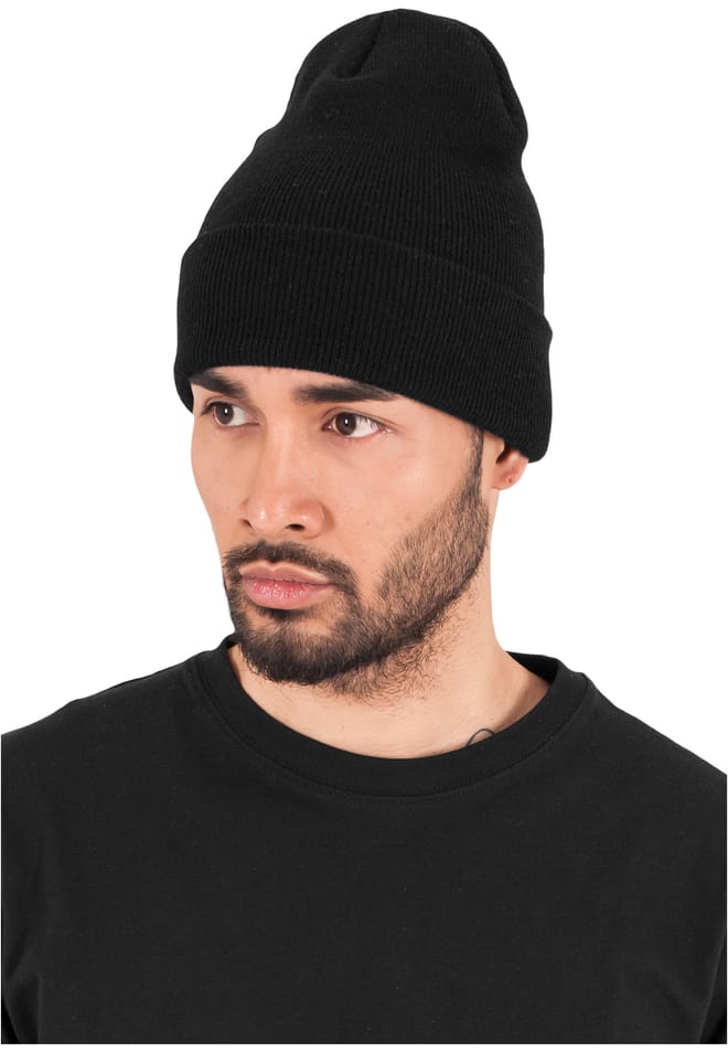 Gorro largo de punto grueso