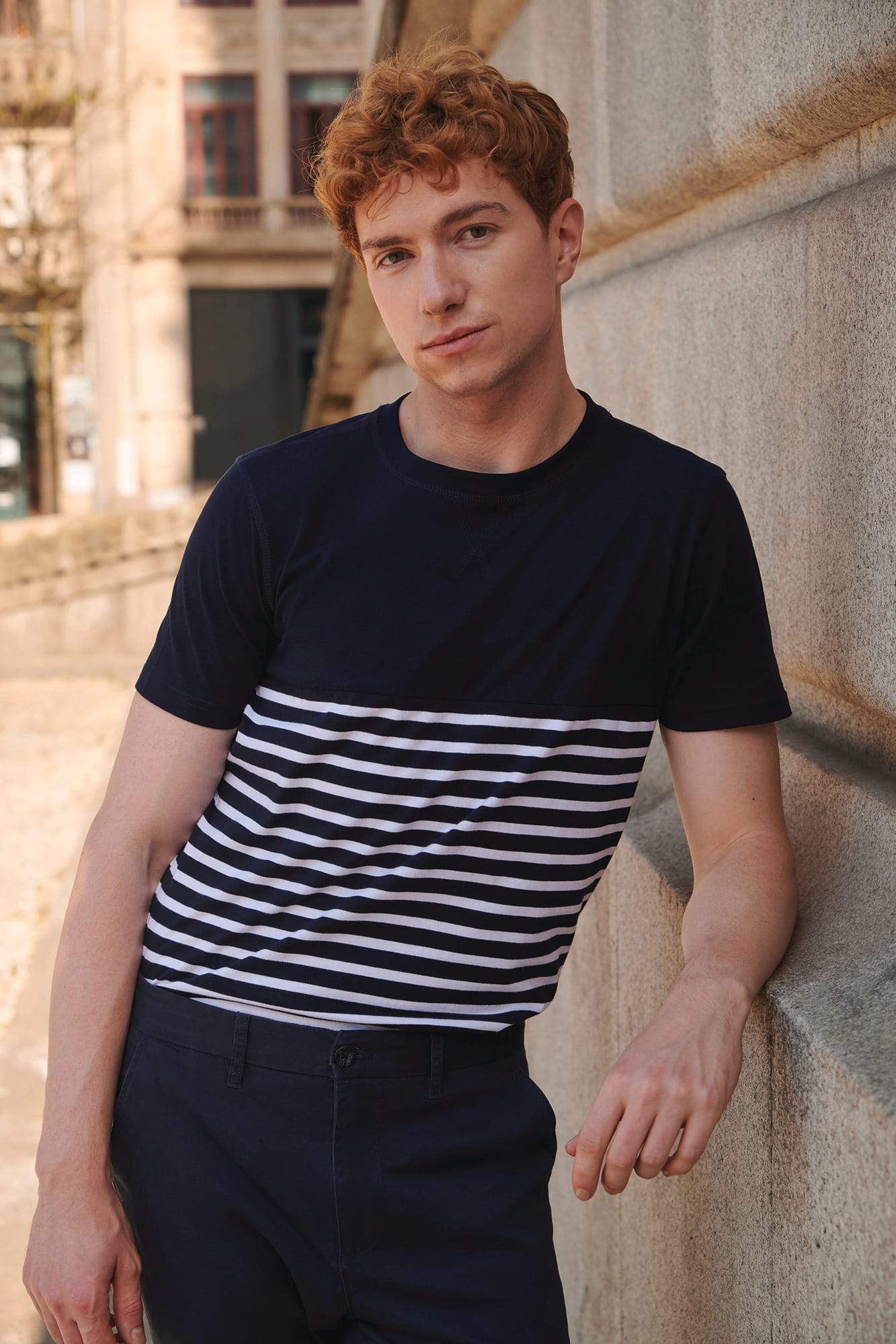 T-shirt breton à manches courtes - Image 4