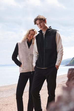 Gerecycled sherpa gilet