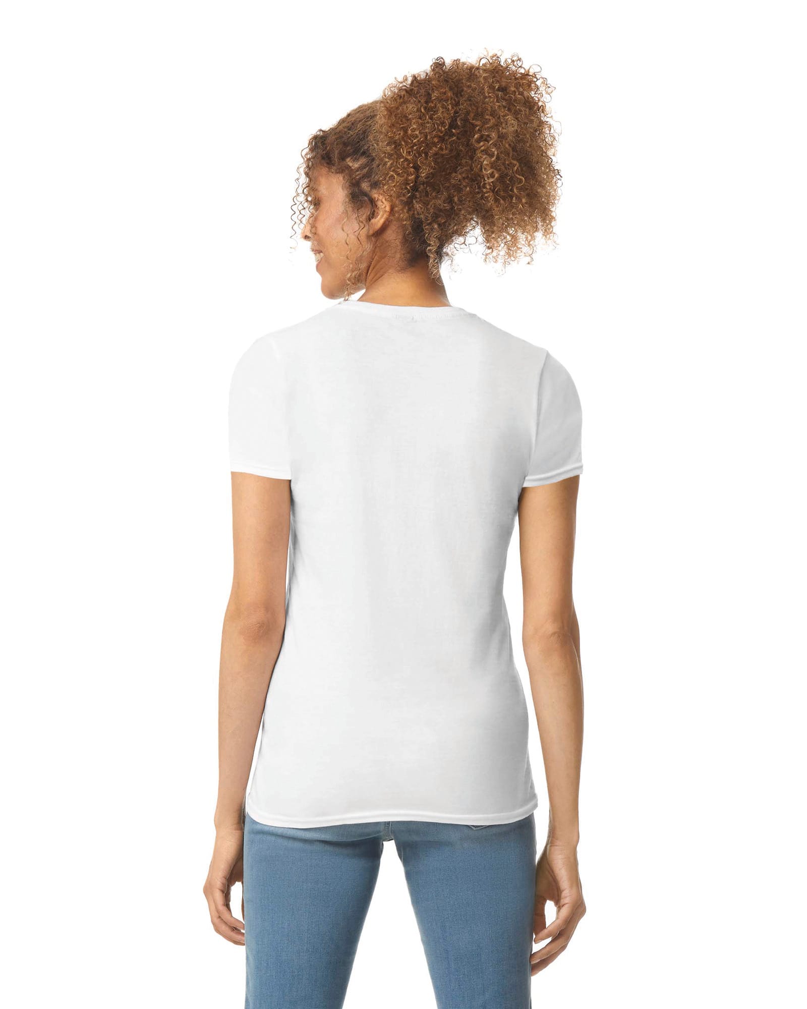 T-shirt femme col rond Softstyle - Image 4