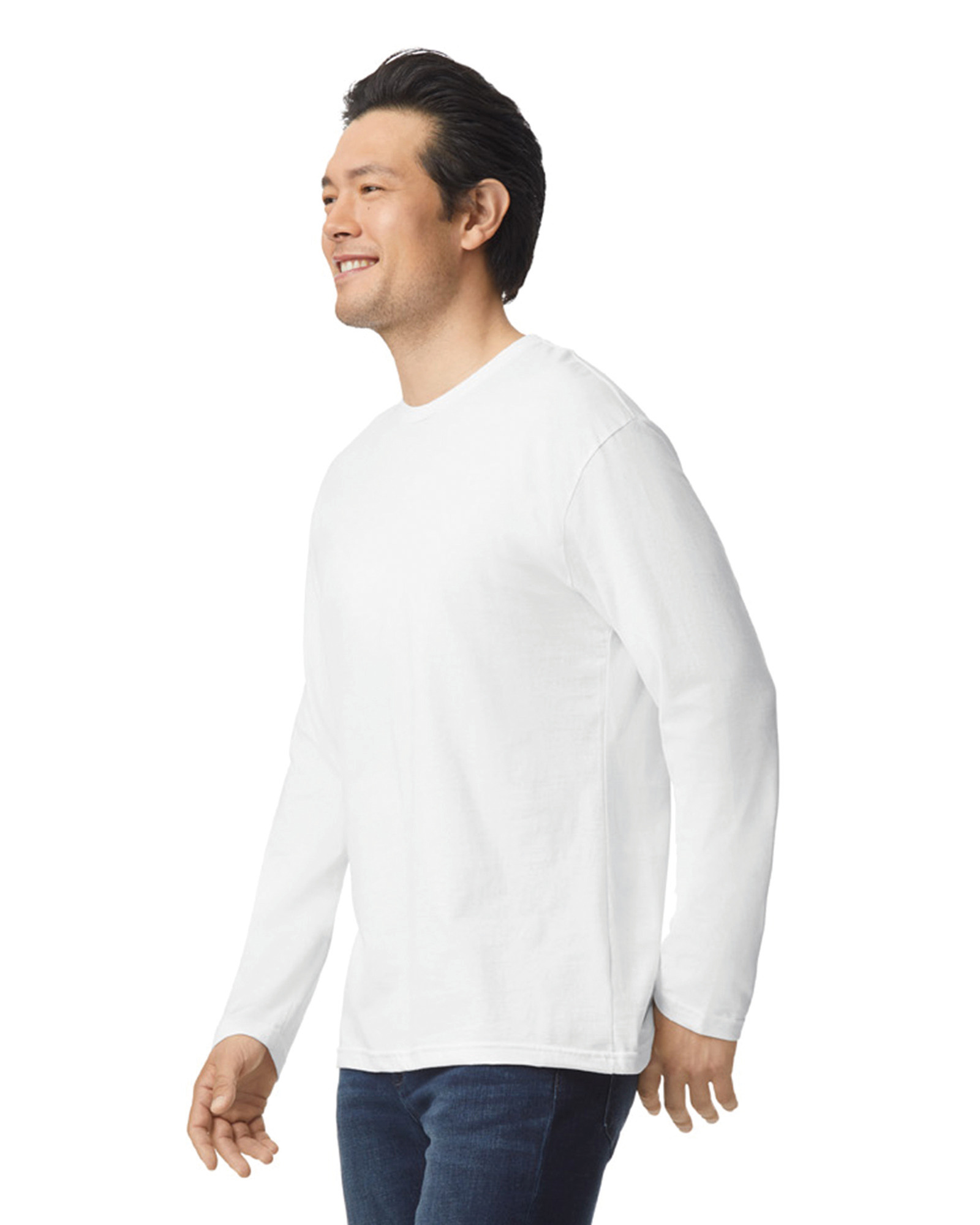 Softstyle® Euro Fit Adult T-shirt met lange mouwen