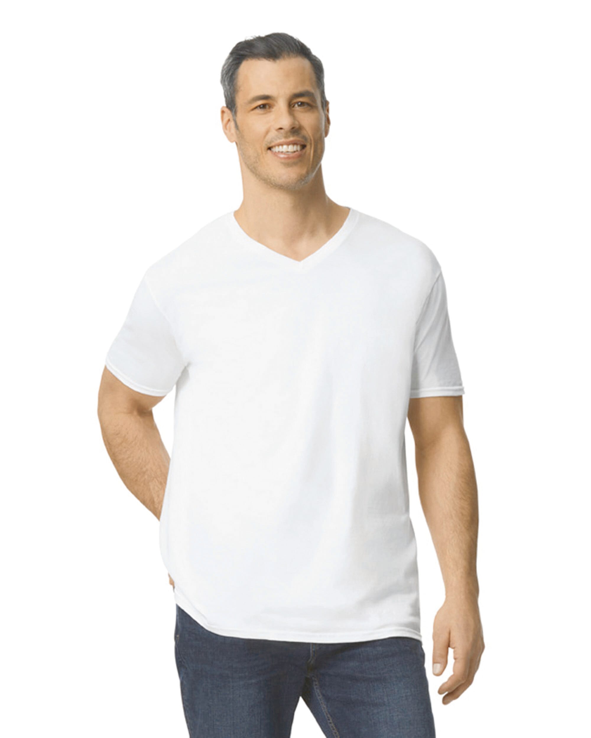 T-shirt homme col v Softstyle - Image 15