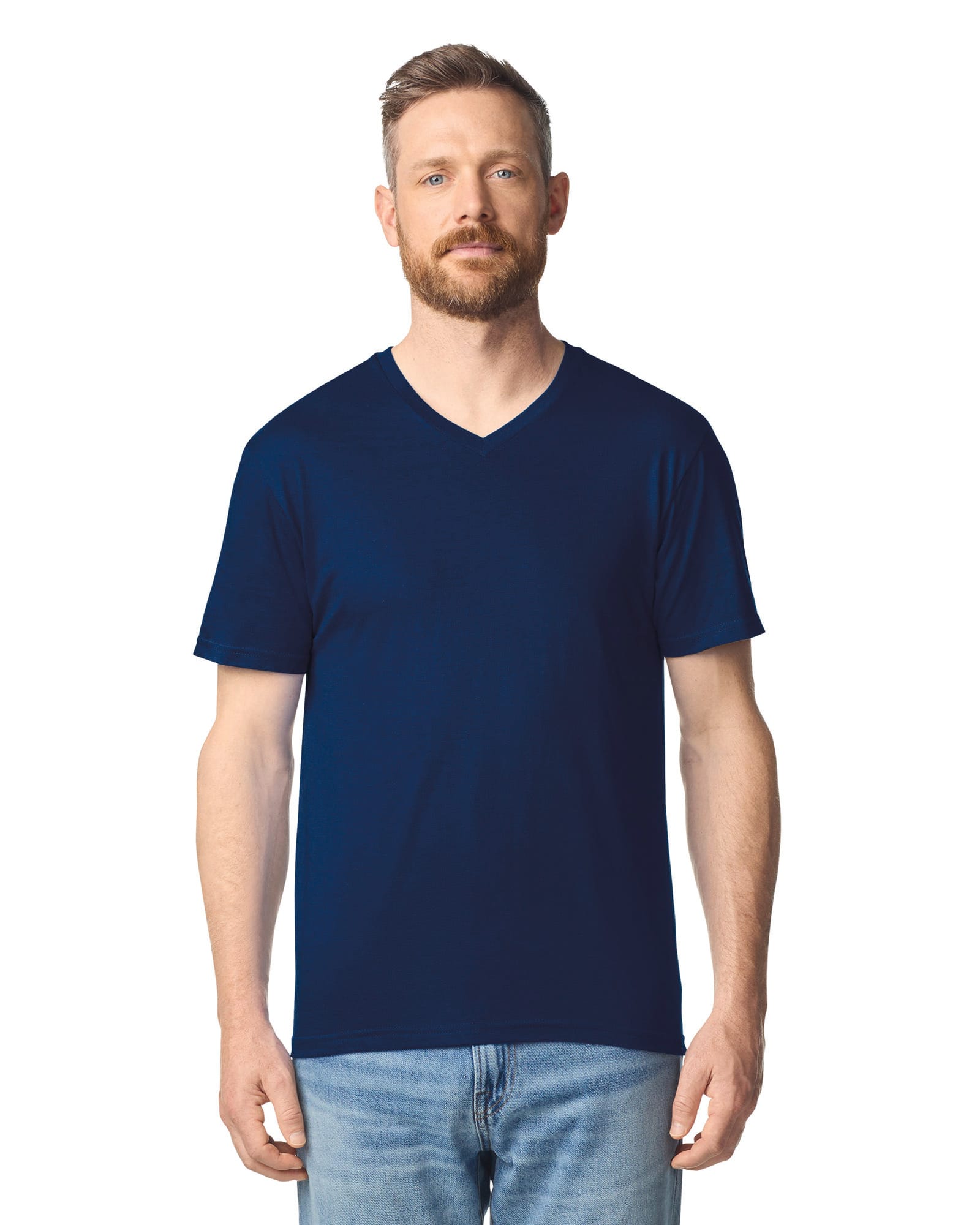 T-shirt homme col v Softstyle - Image 1