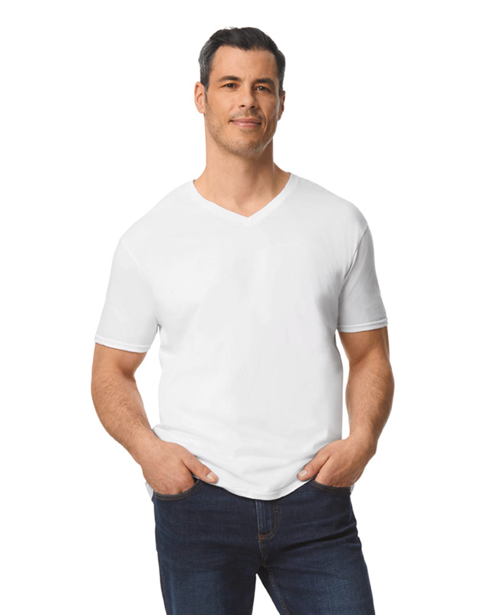 T-shirt homme col v Softstyle - Image 12