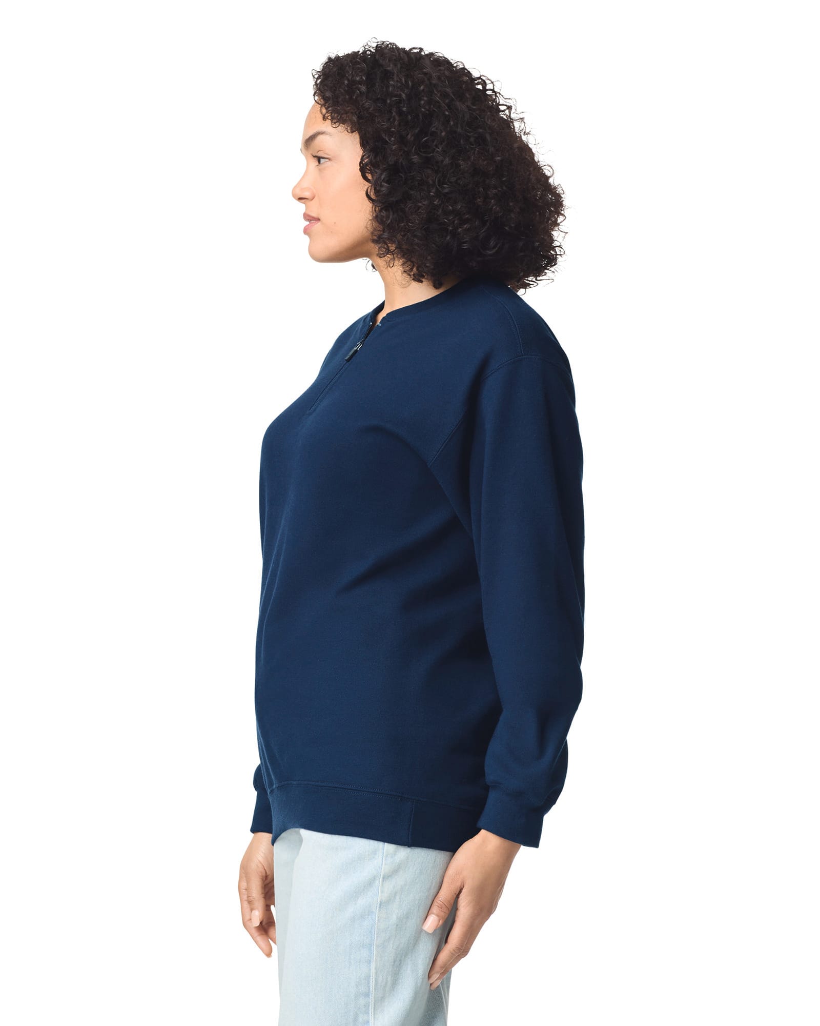 Sweat-shirt en molleton 1/4 zip - Image 1