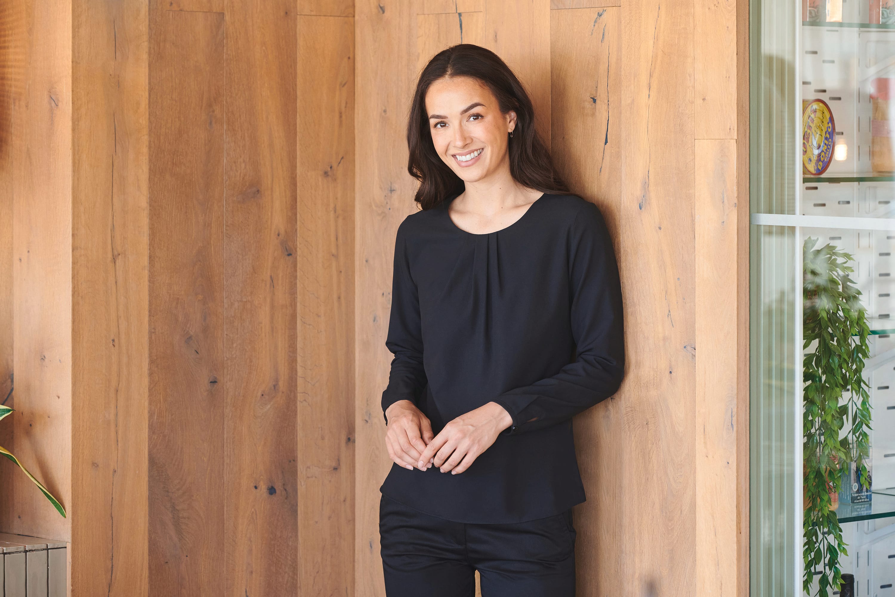 Blusa de manga comprida