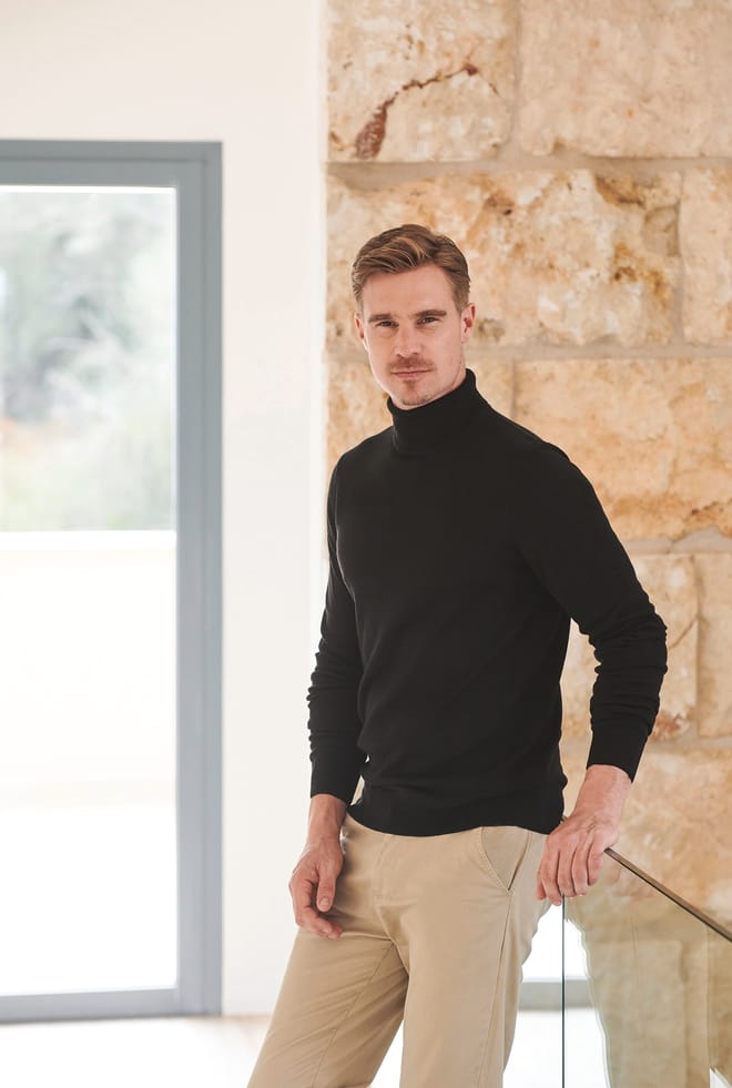 Jersey cuello vuelto