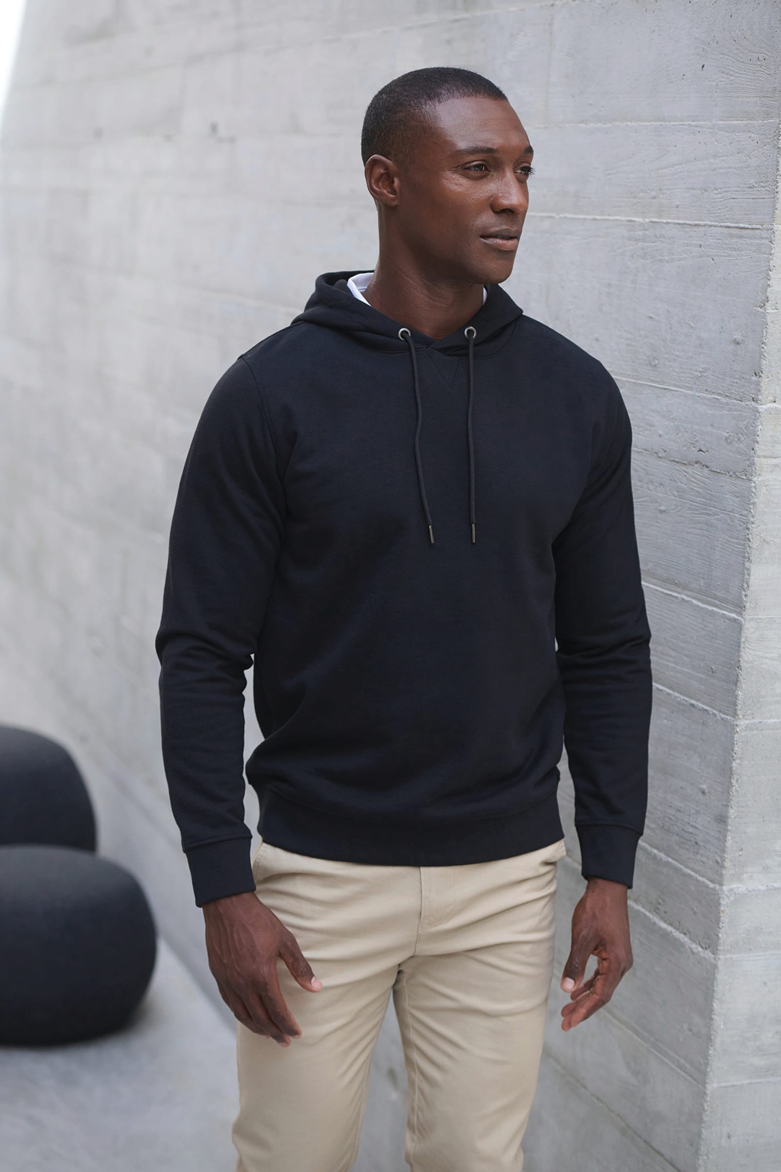 Ecologische unisex sweater met capuchon