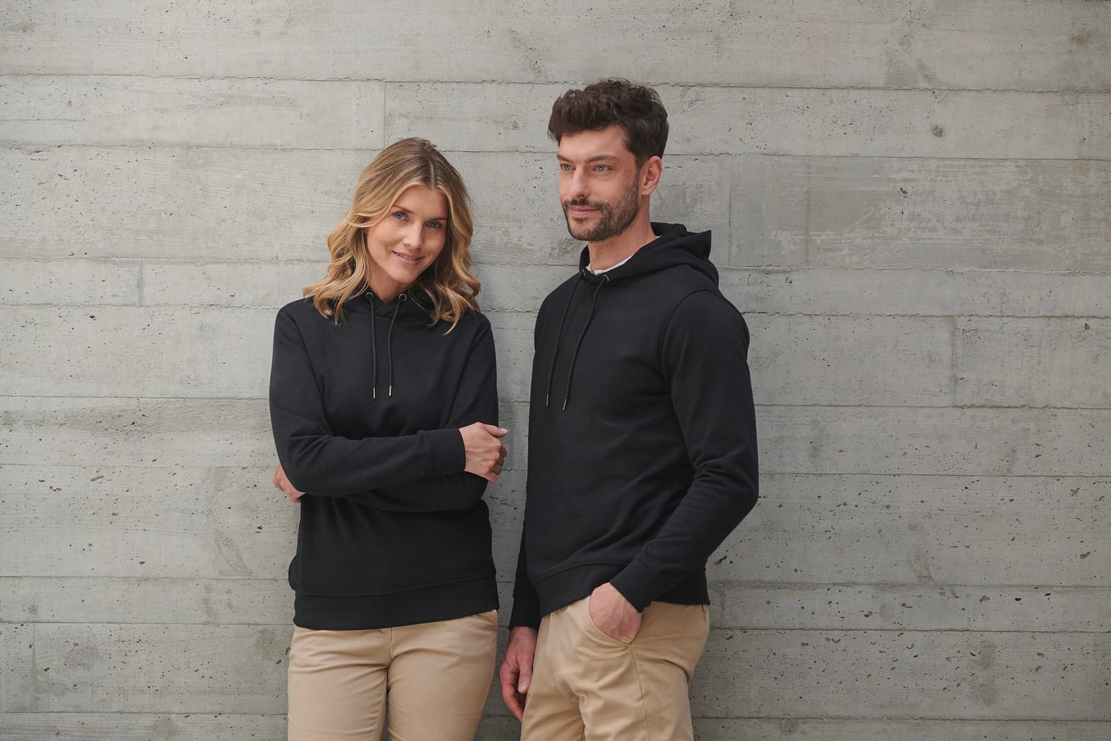 Ecologische unisex sweater met capuchon