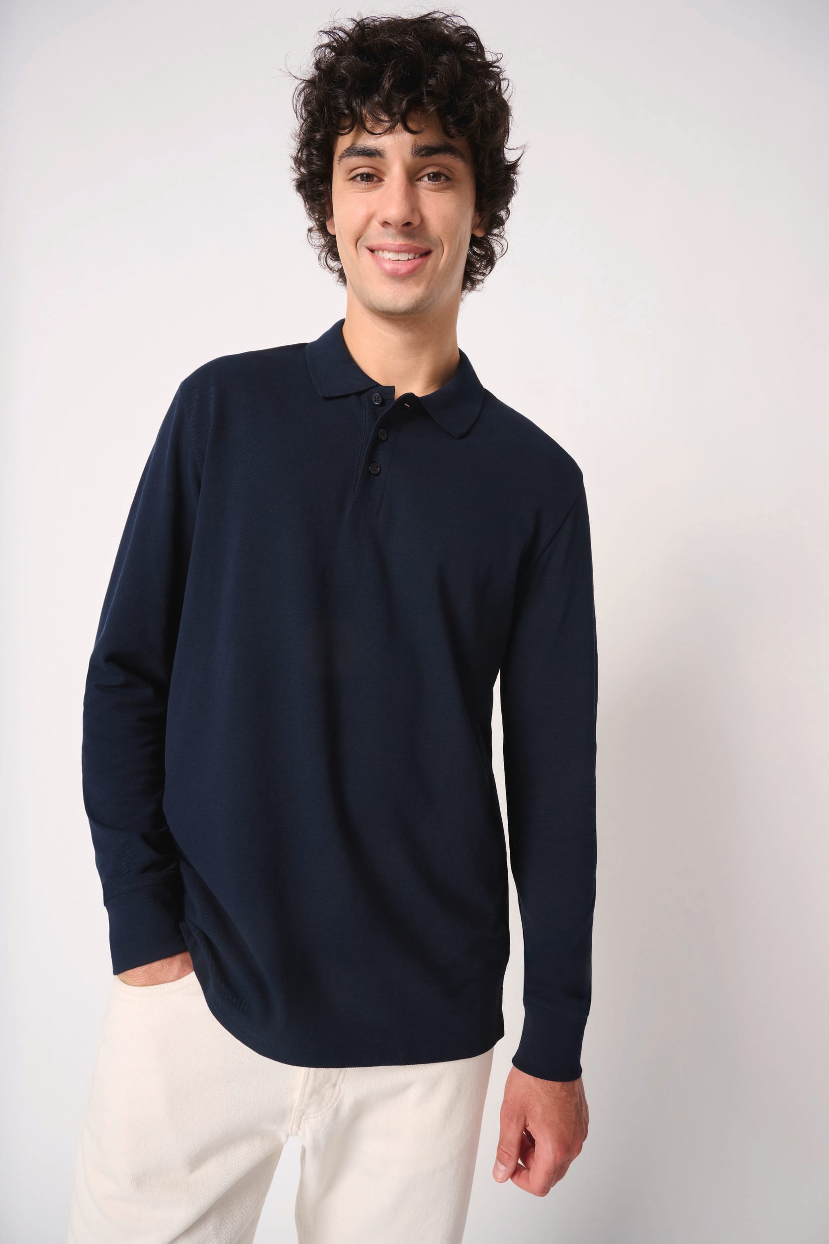 Polo piqué LSL homme - Image 3