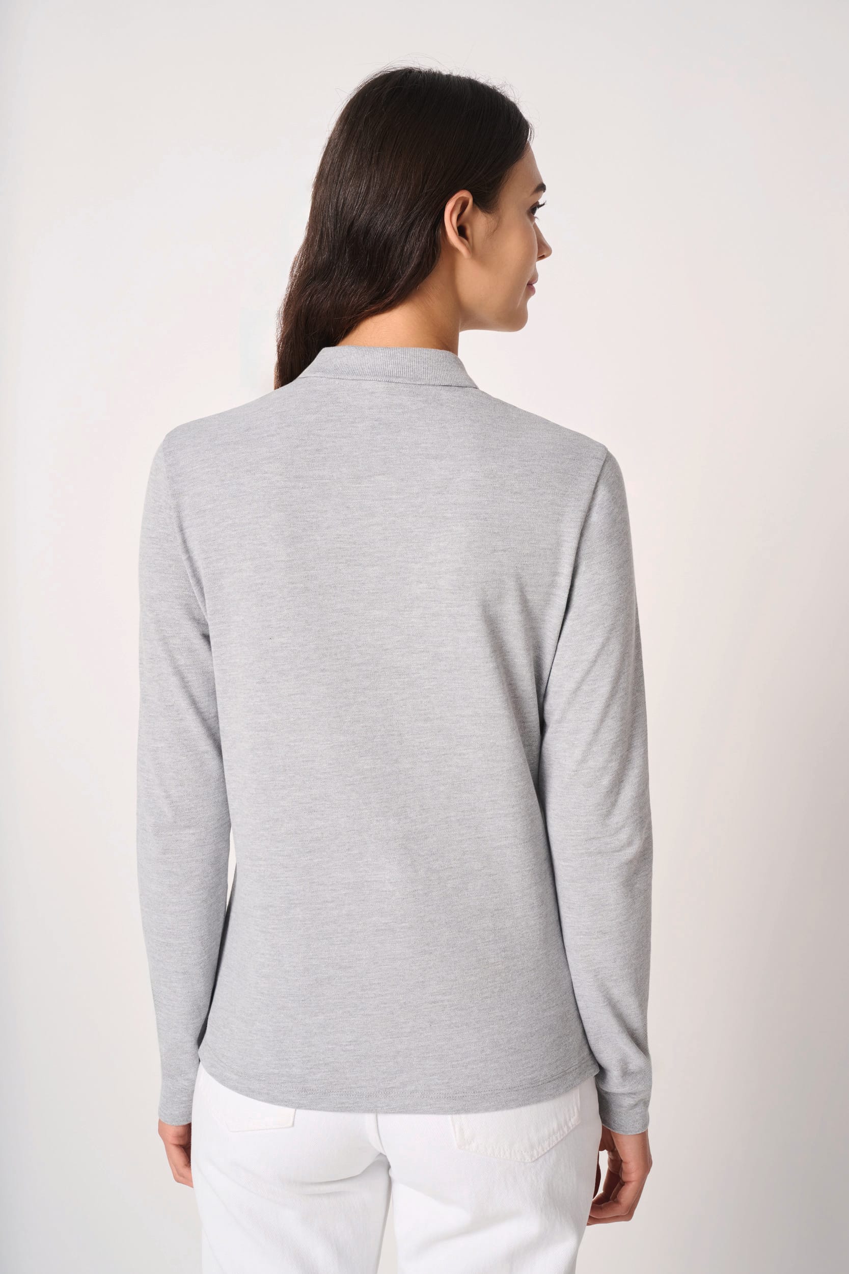 Polo piqué LSL femme - Image 2