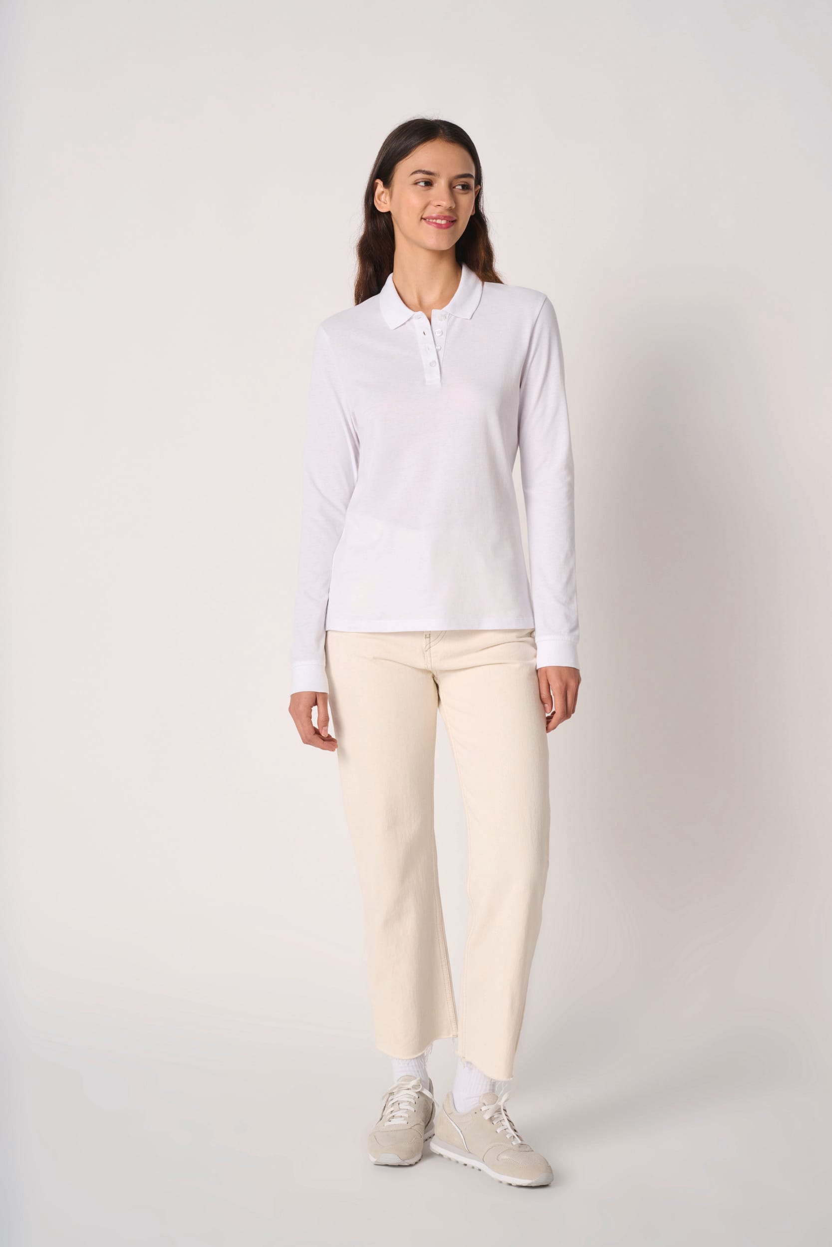 Polo piqué LSL femme - Image 6