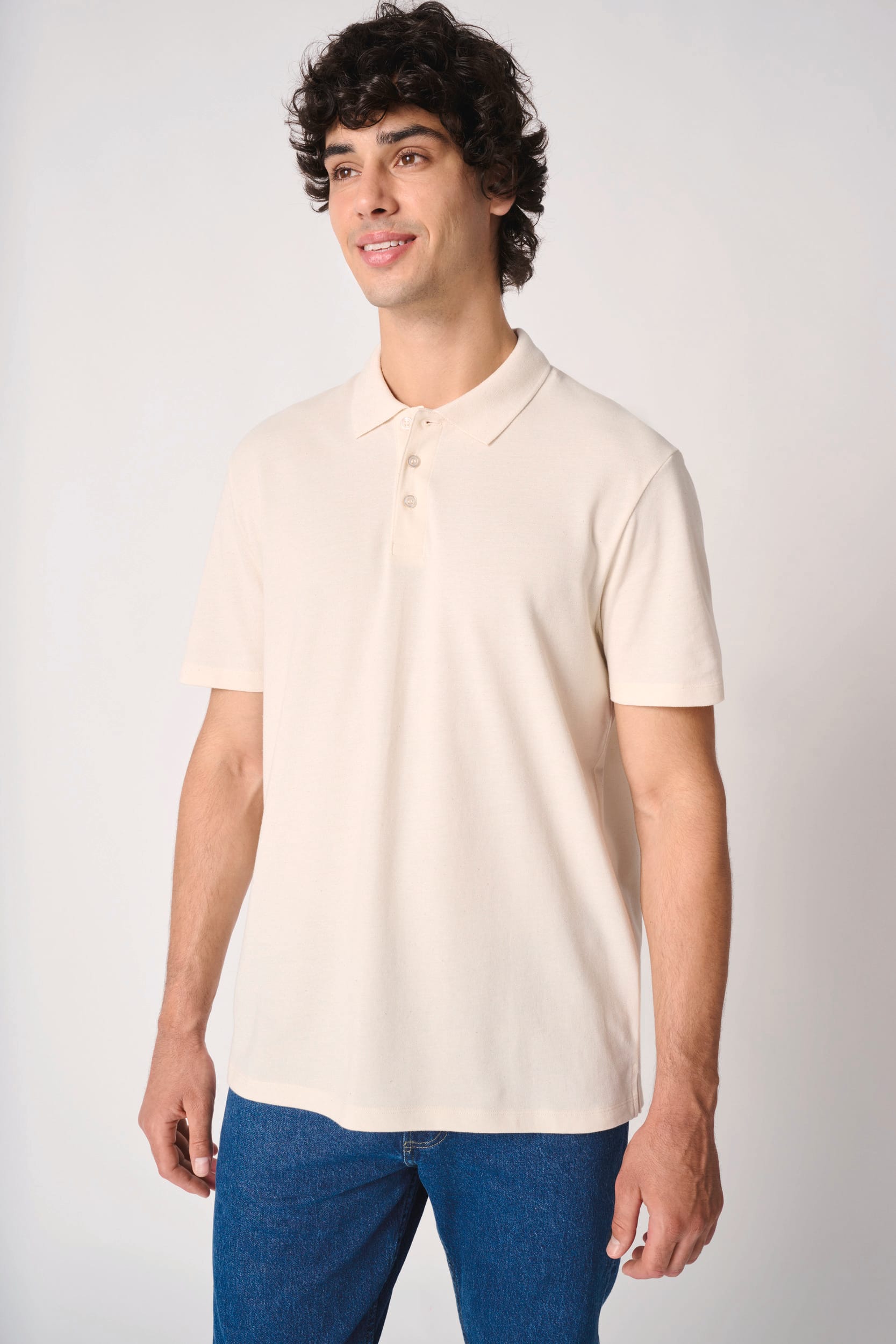 Men's pique polo shirt