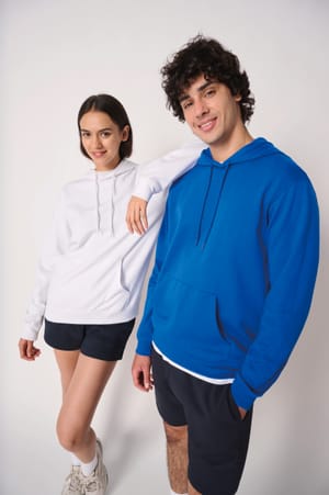 Uniseks sweater met capuchon