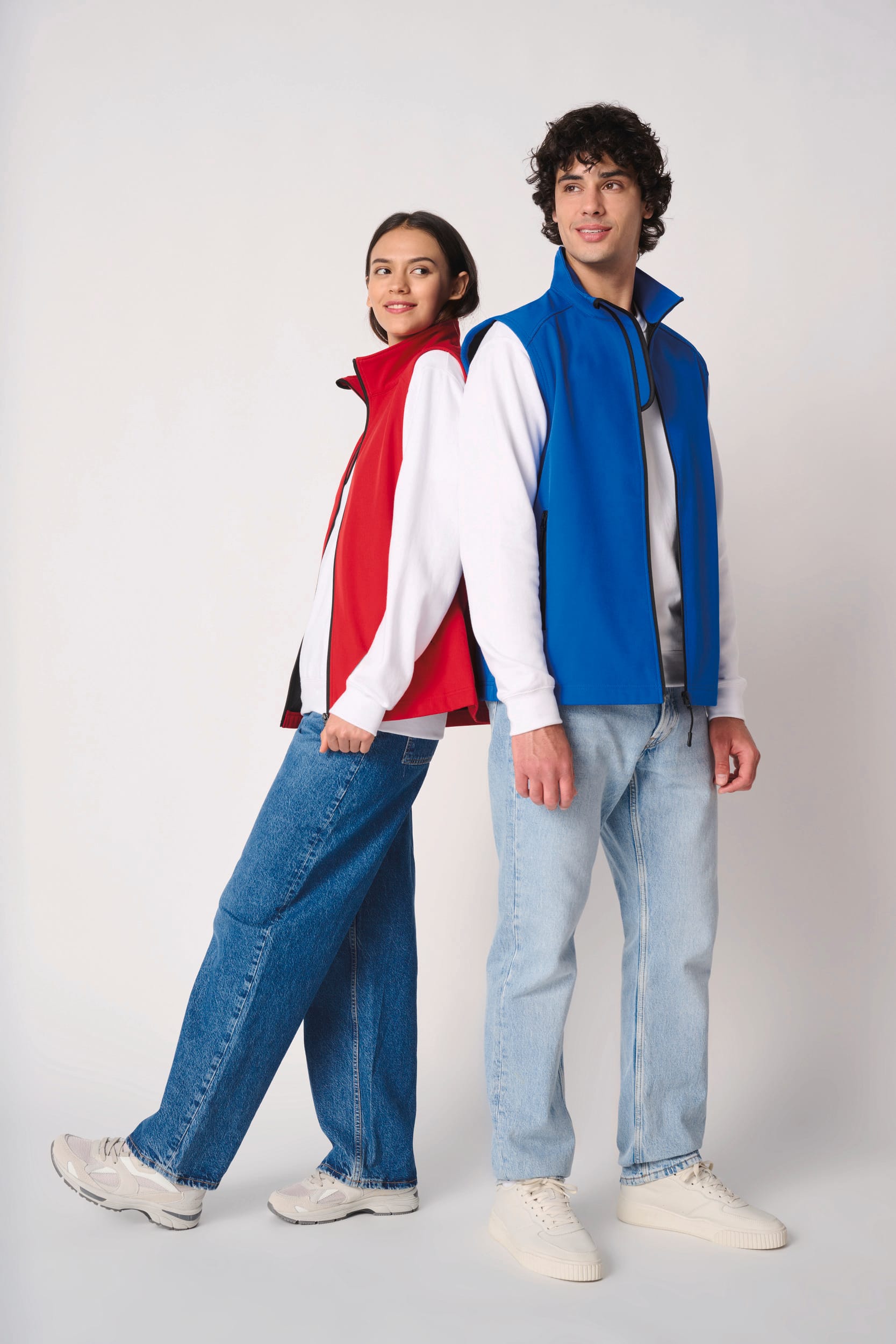 Colete softshell 2 camadas unissexo