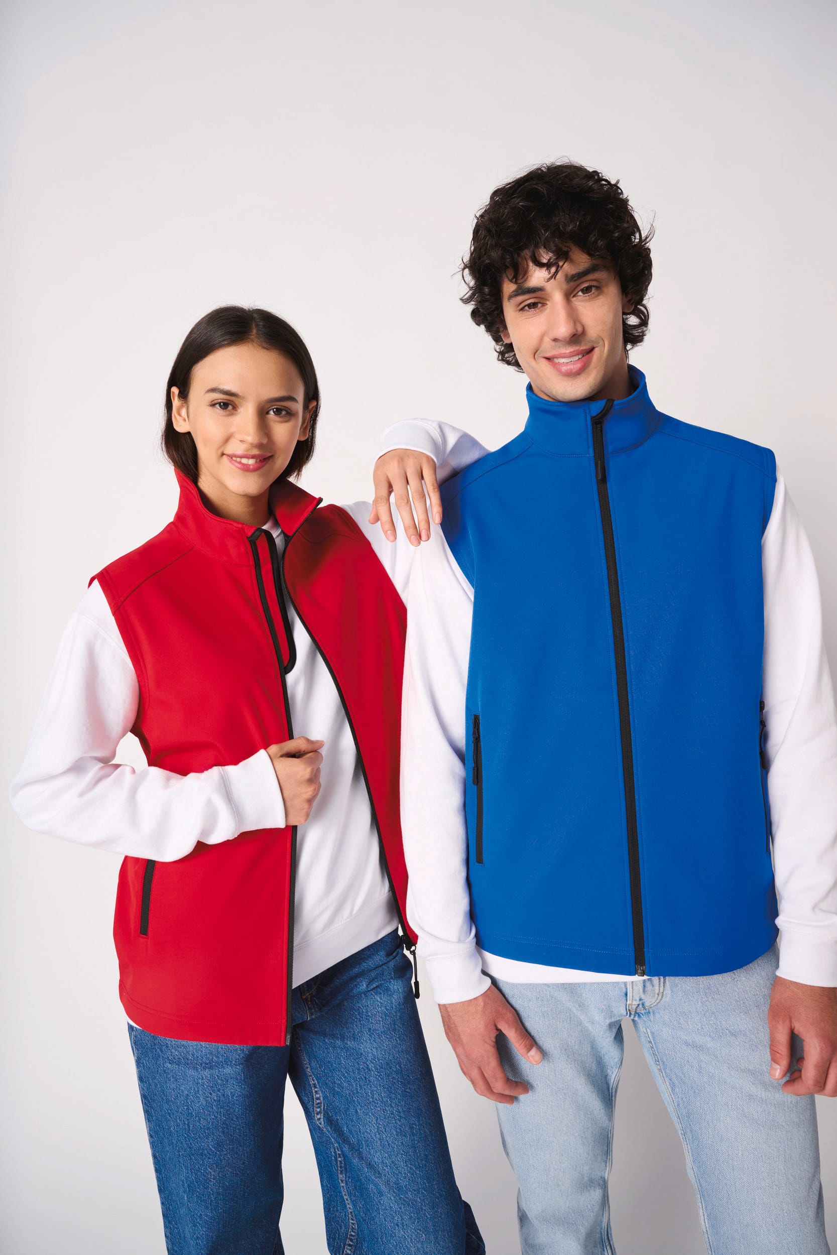 Colete softshell 2 camadas unissexo