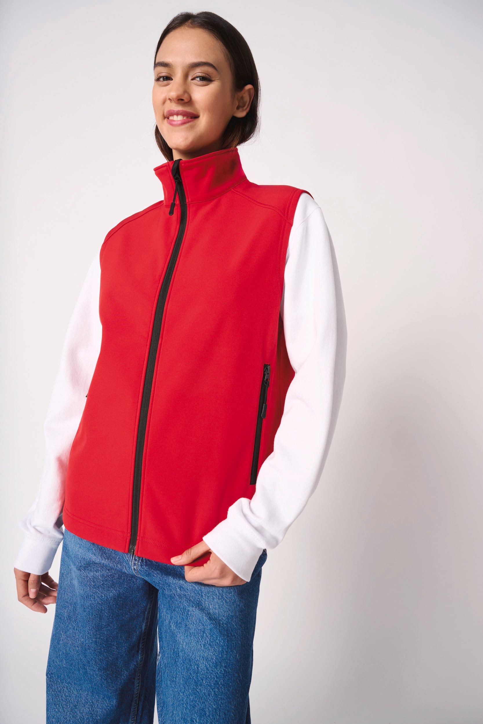 Colete softshell 2 camadas unissexo