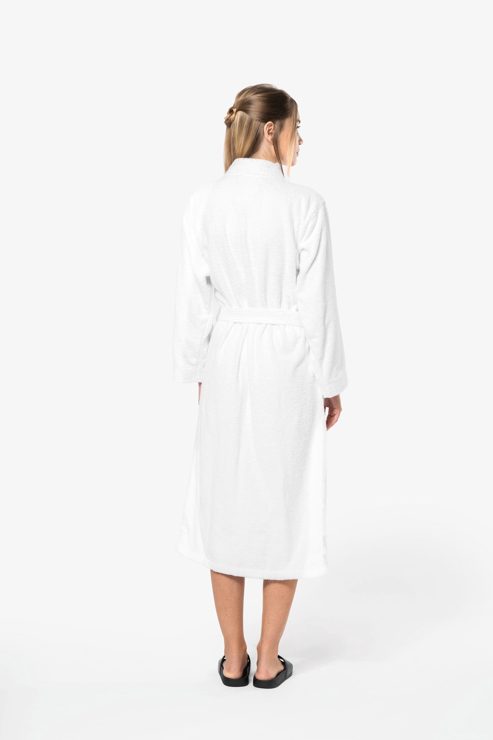 Peignoir col kimono