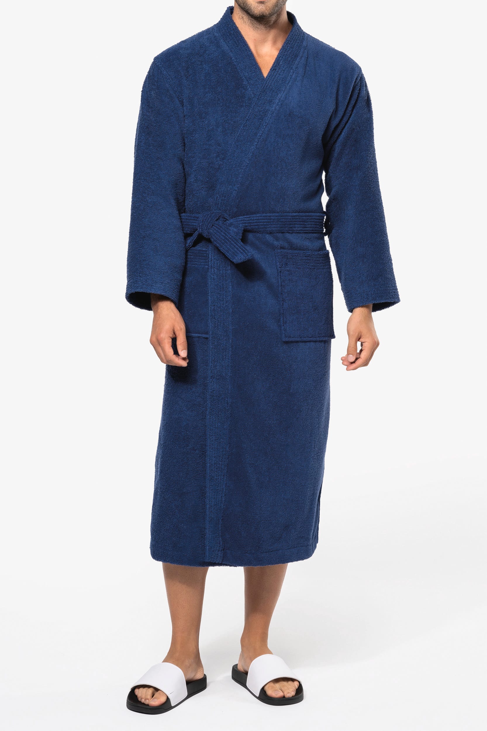 Peignoir col kimono