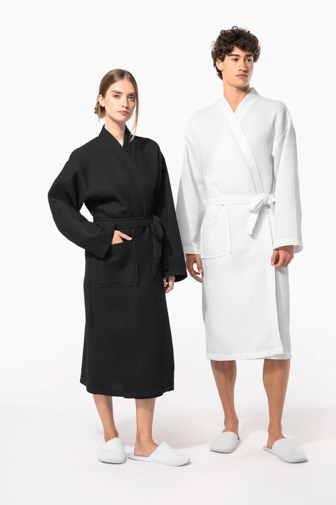 Waffle bathrobe