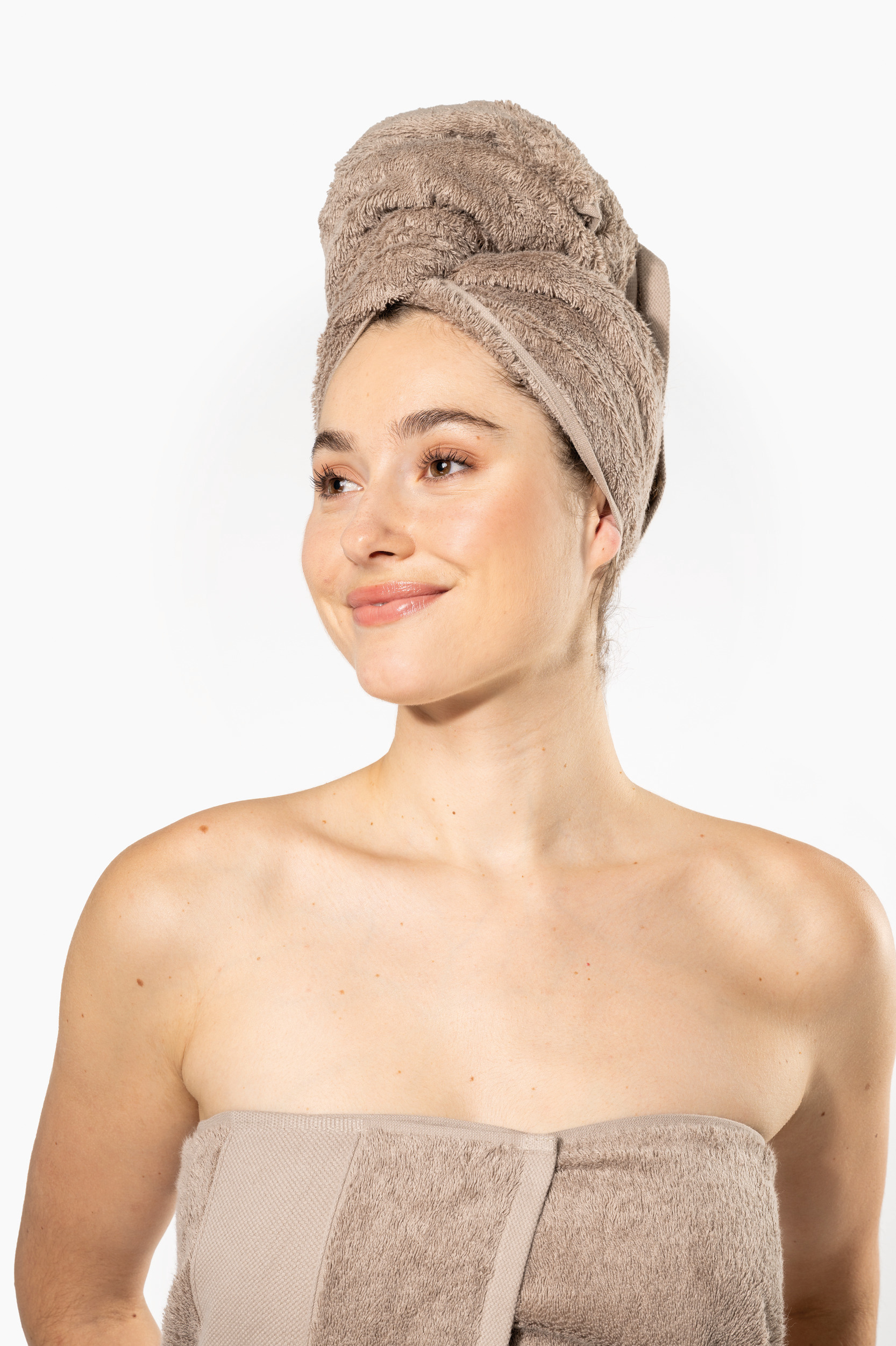 Dikke sponsen handdoek 140 x 70 cm