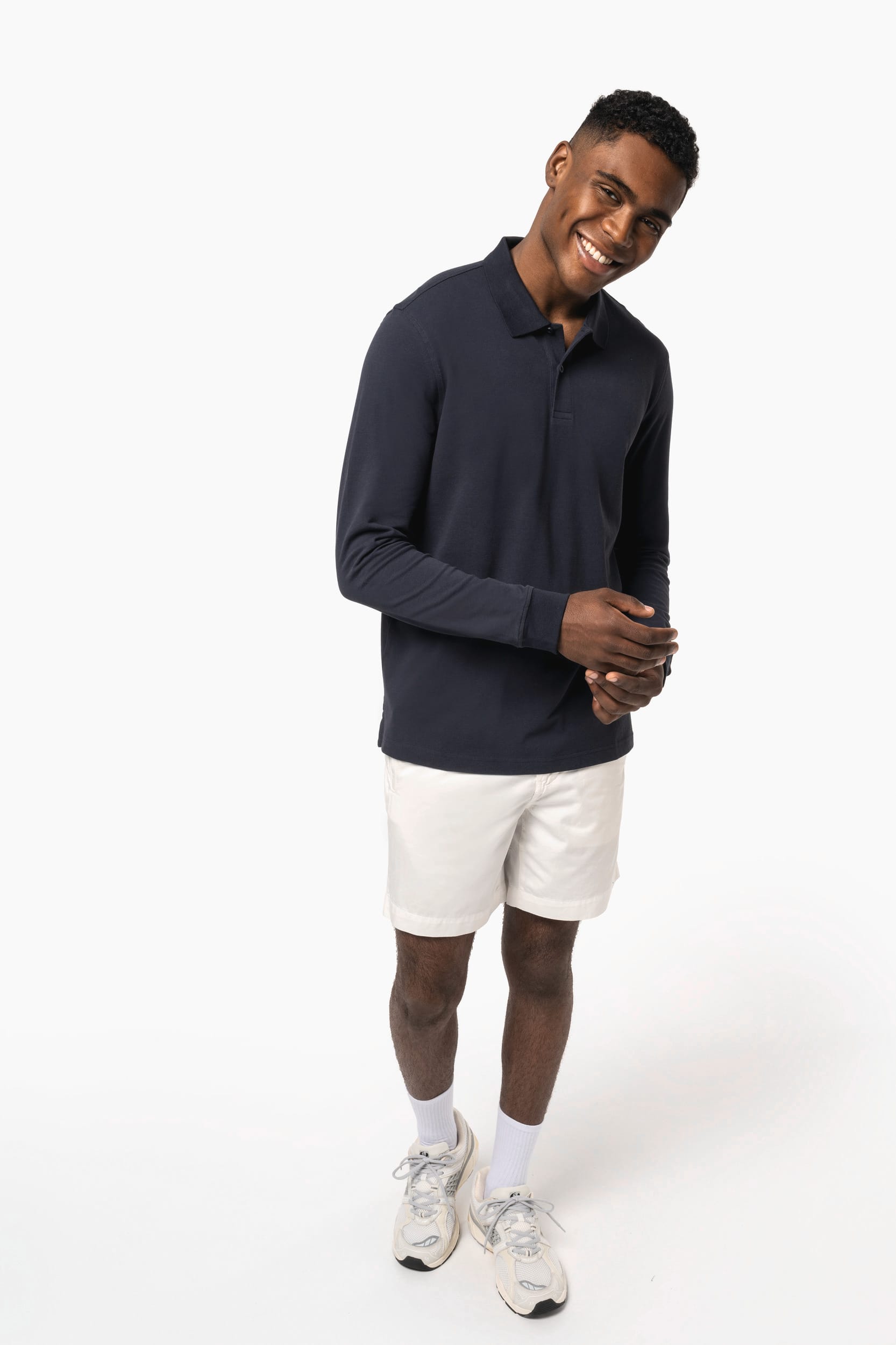 Polo piqué manches longues Bio180 homme - Image 7