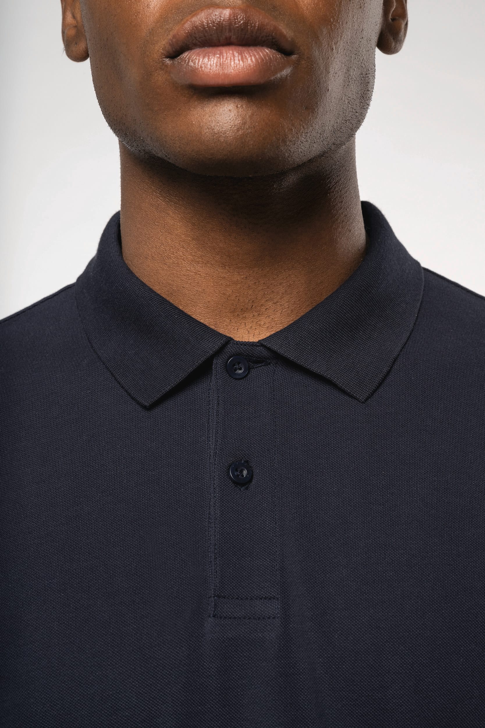 Polo piqué manches longues Bio180 homme - Image 3