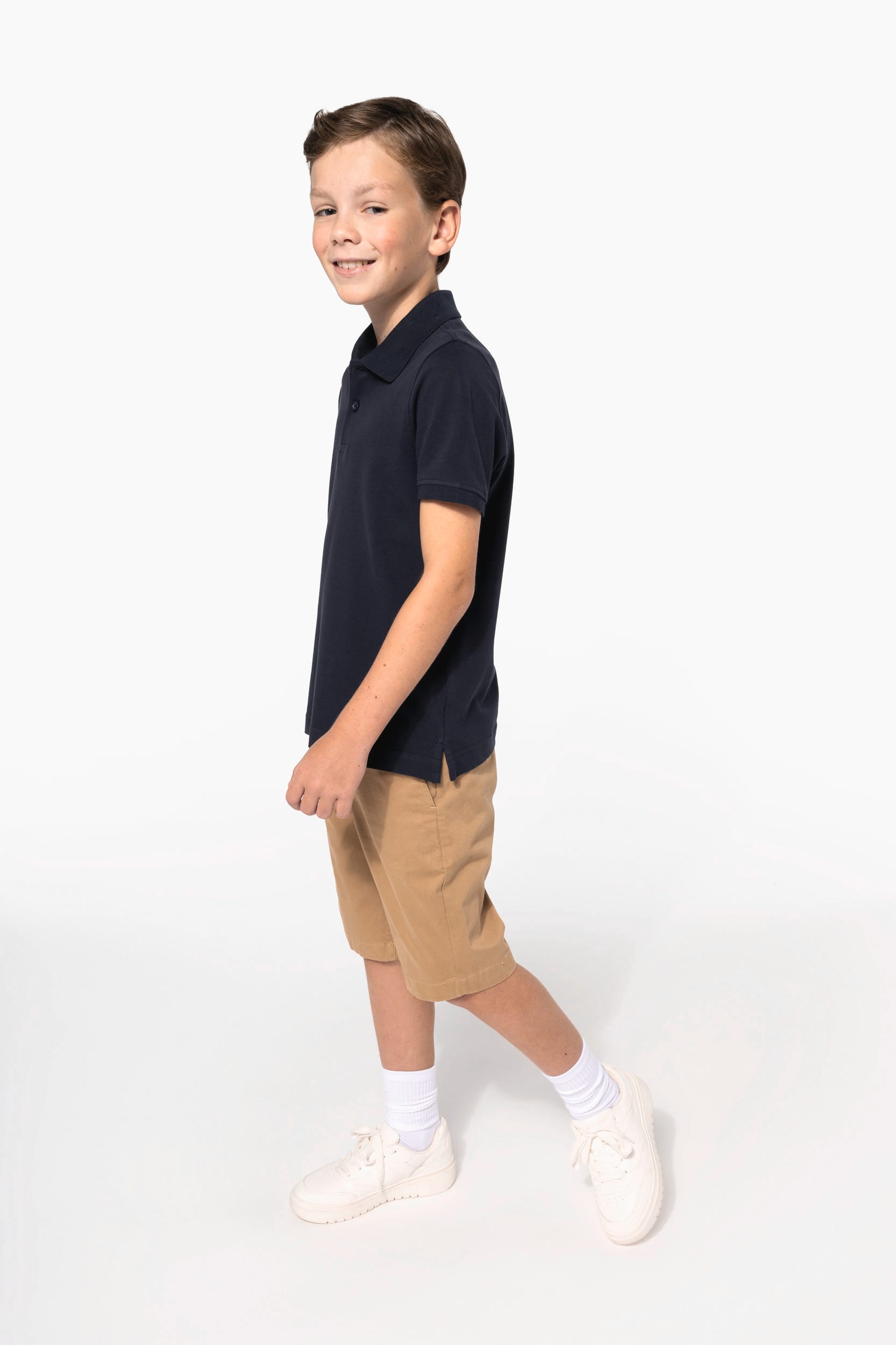 Polo malha piqué bio 180 de criança