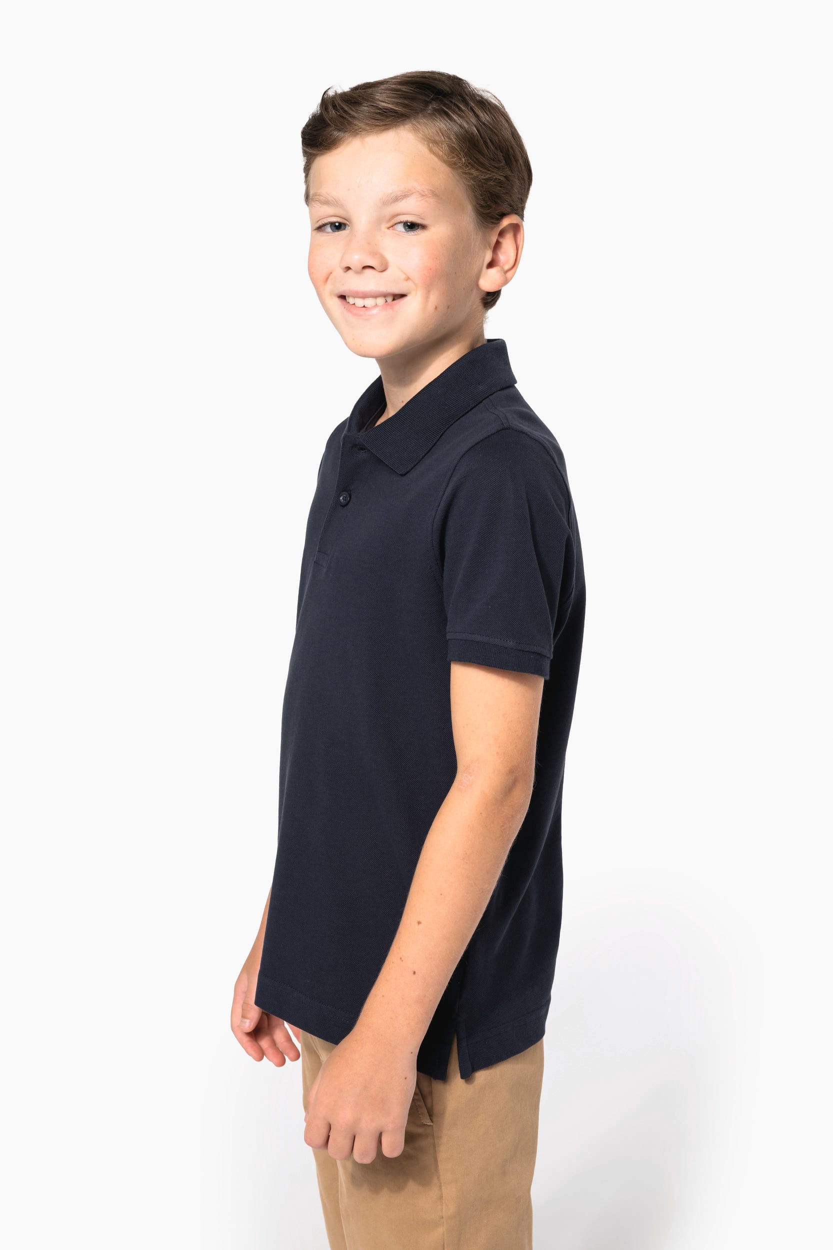 Polo malha piqué bio 180 de criança