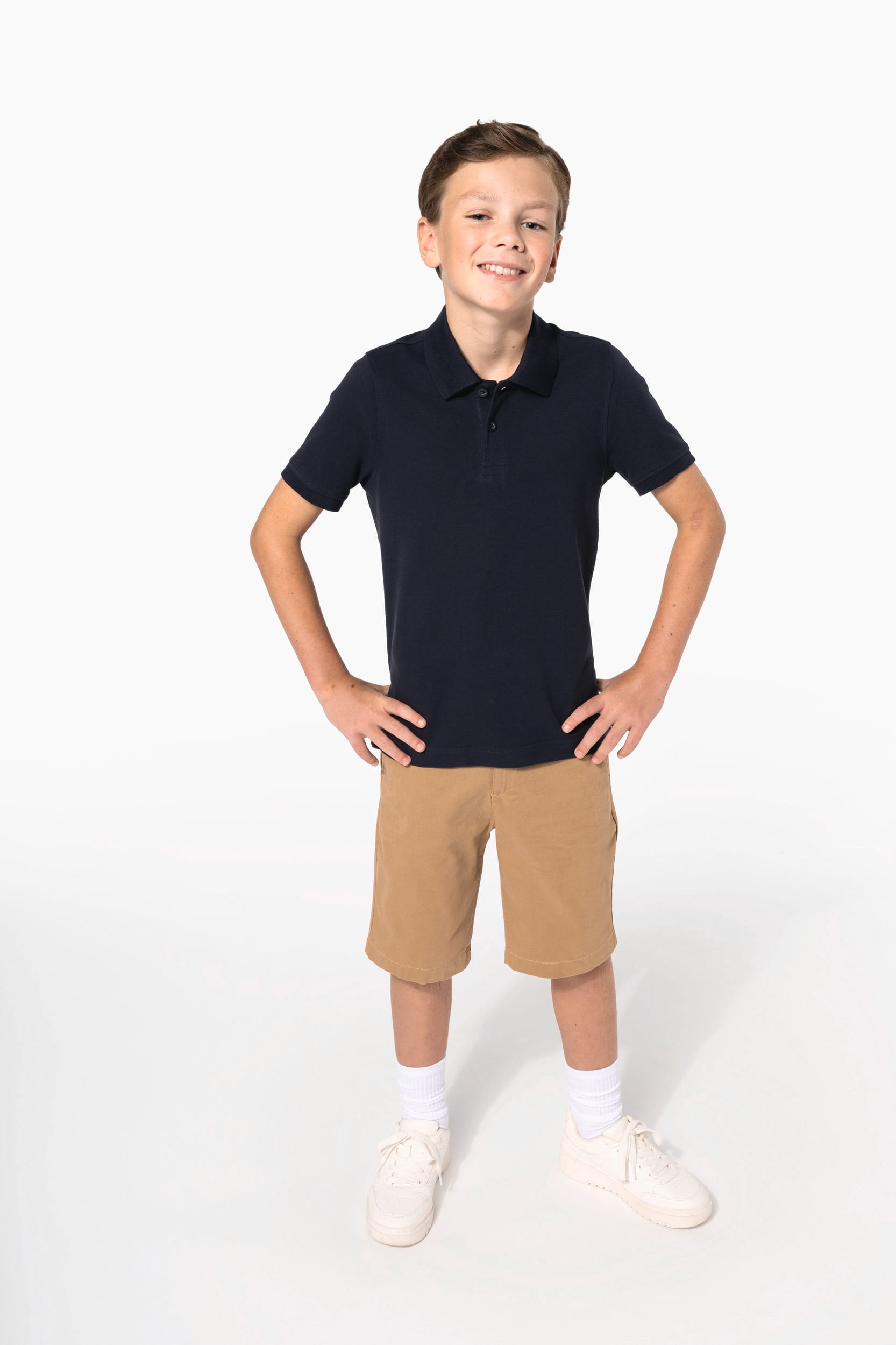 Polo malha piqué bio 180 de criança