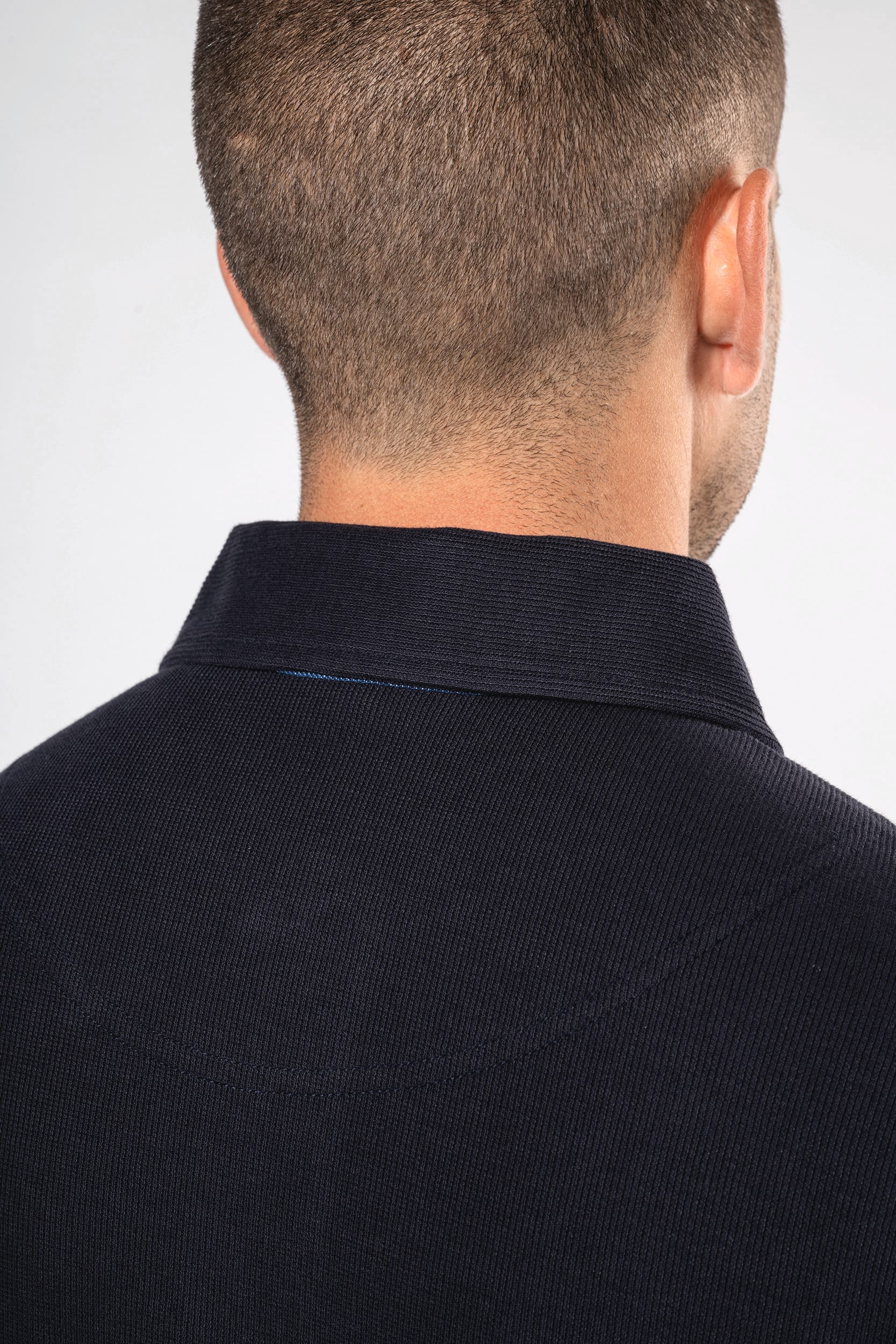 French rib - polo de manga comprida