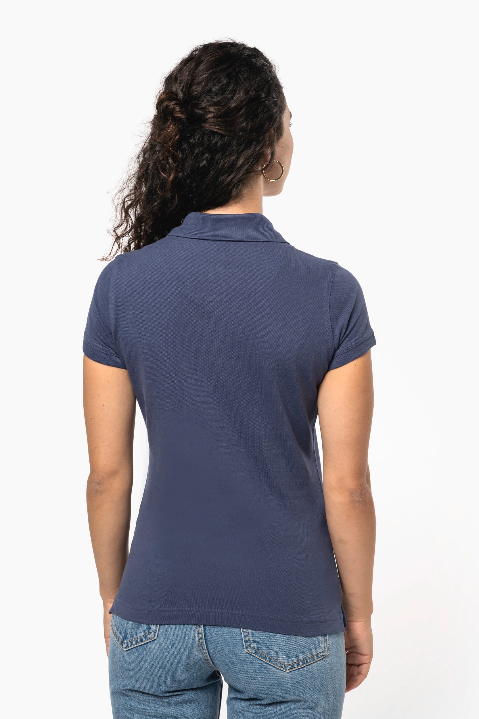 Polo piqué manches courtes femme - Image 3