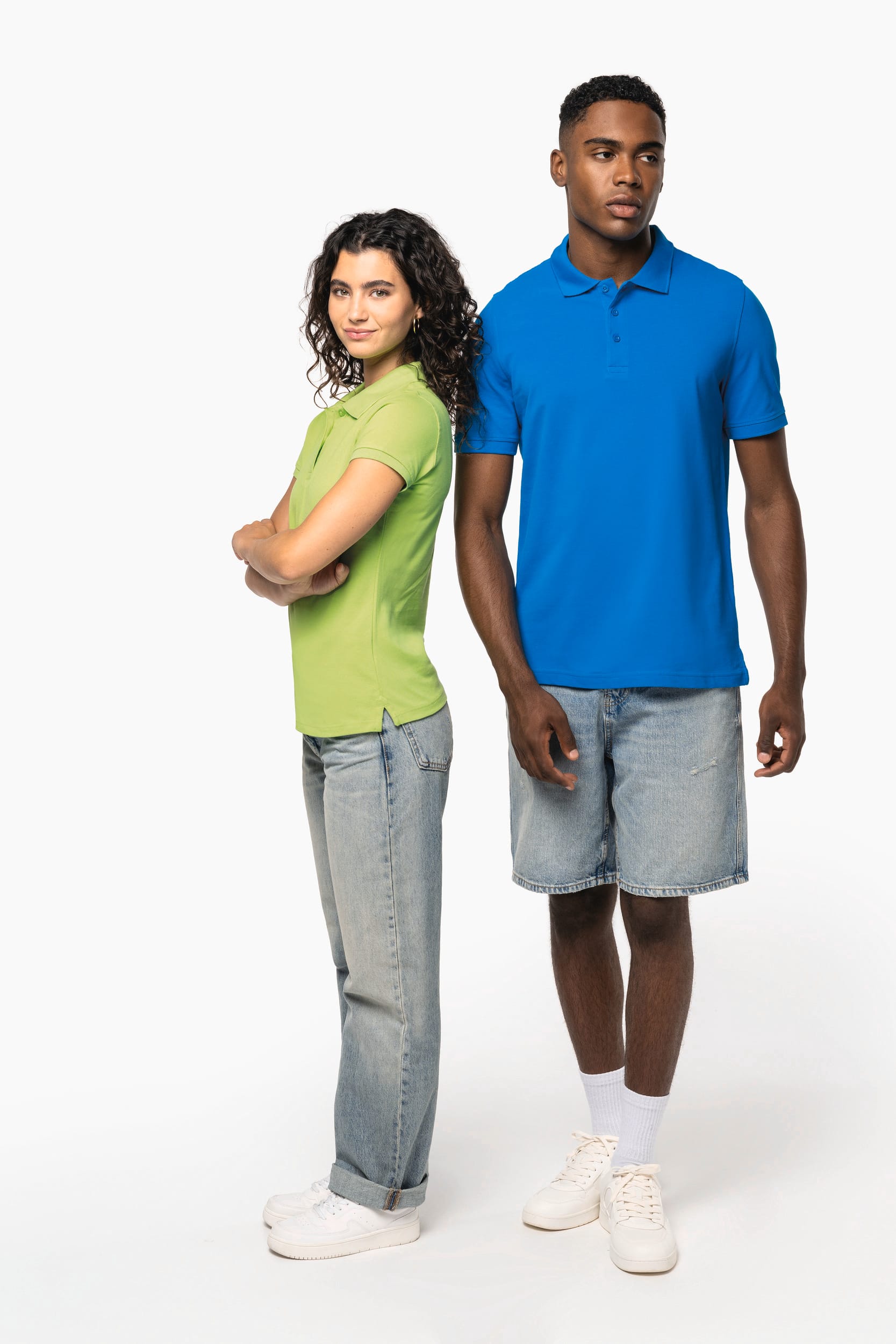 Polo manches courtes femme