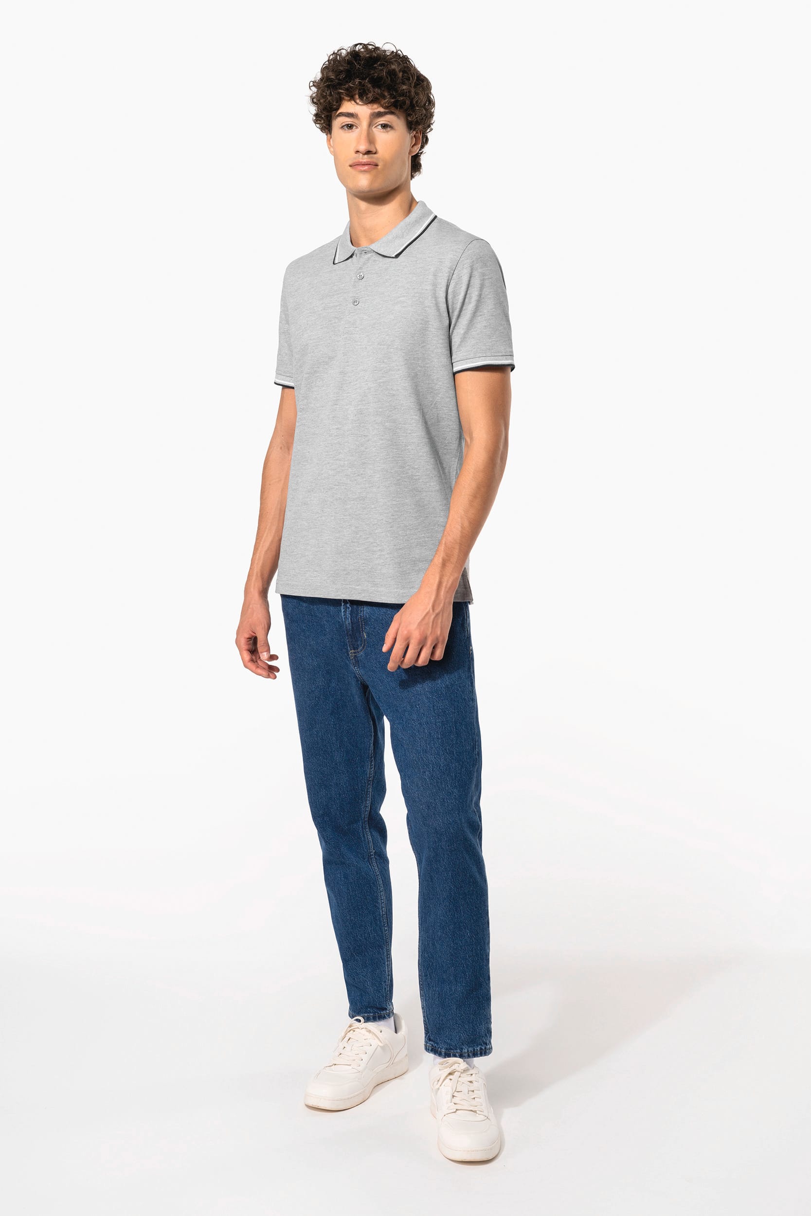 Polo maille piquée manches courtes homme - Image 8