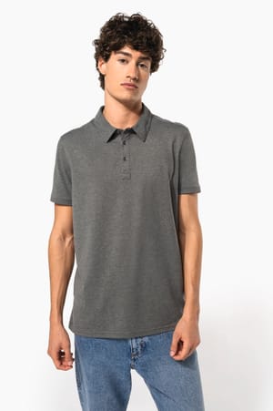 Herenpolo korte mouwen van jersey