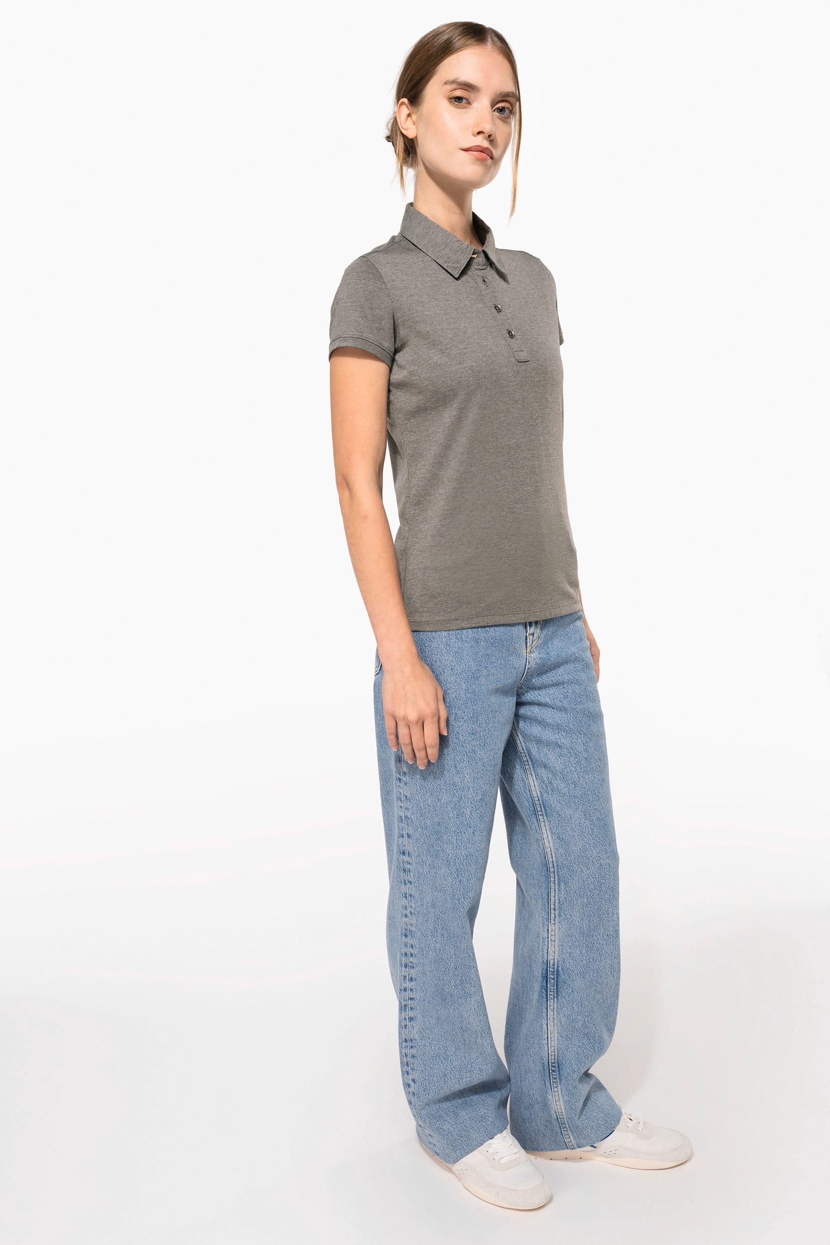 Polo jersey manches courtes femme - Image 7