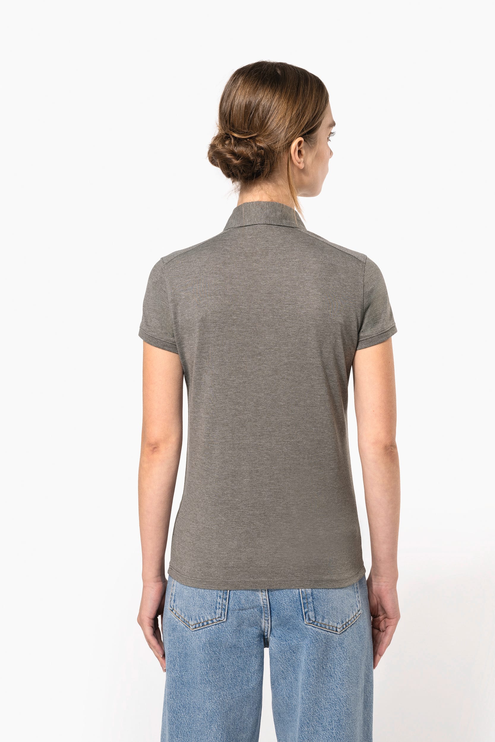 Polo jersey manches courtes femme - Image 2