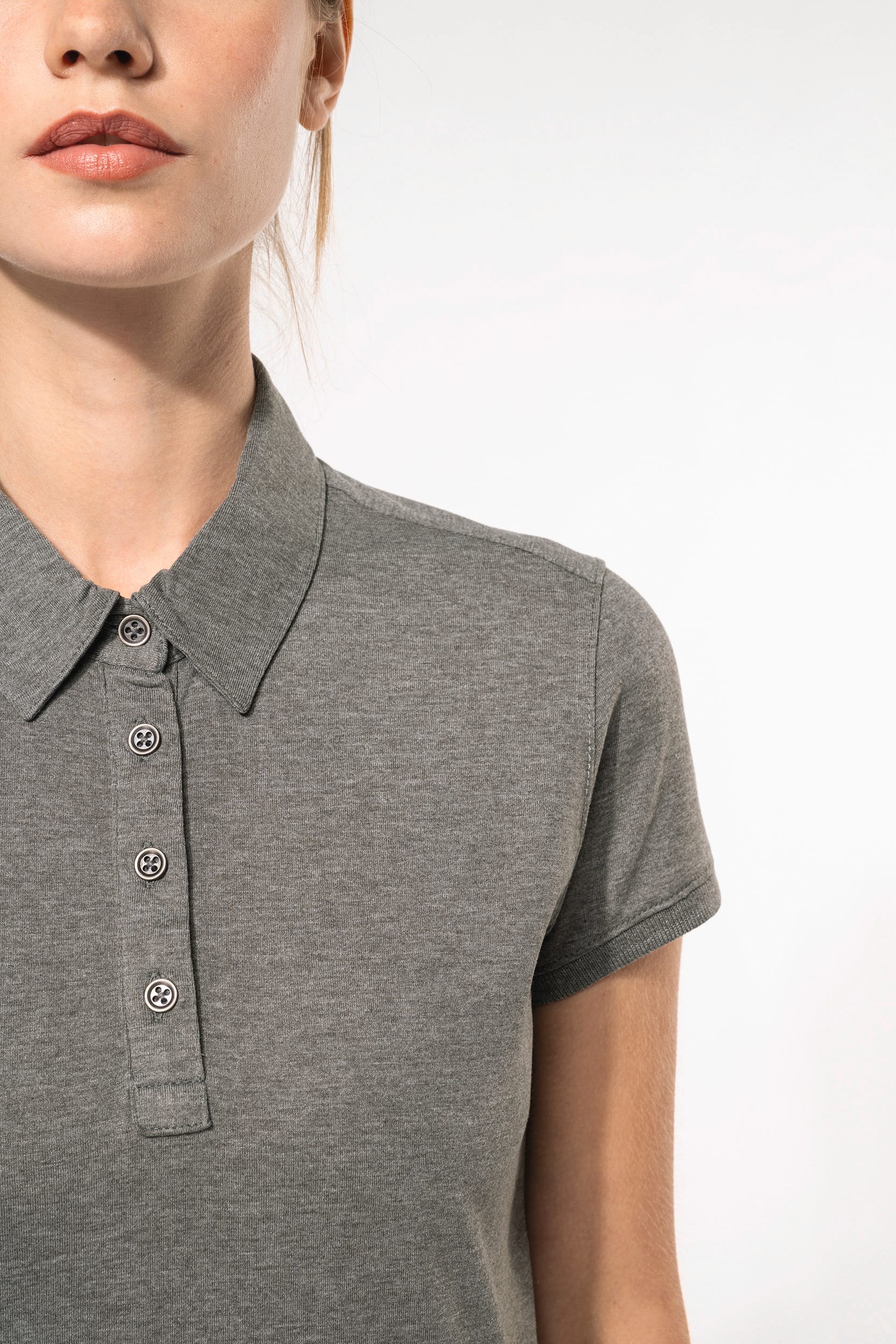 Polo jersey manches courtes femme - Image 4